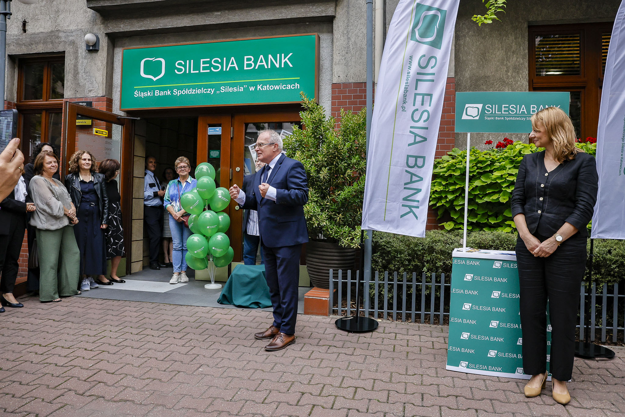 Bank Spółdzielczy Bebok - Europerspektywy-3 Europerspektywy Śląski Bank Spółdzielczy "Silesia" - odsłonięcie beboka Geldusia