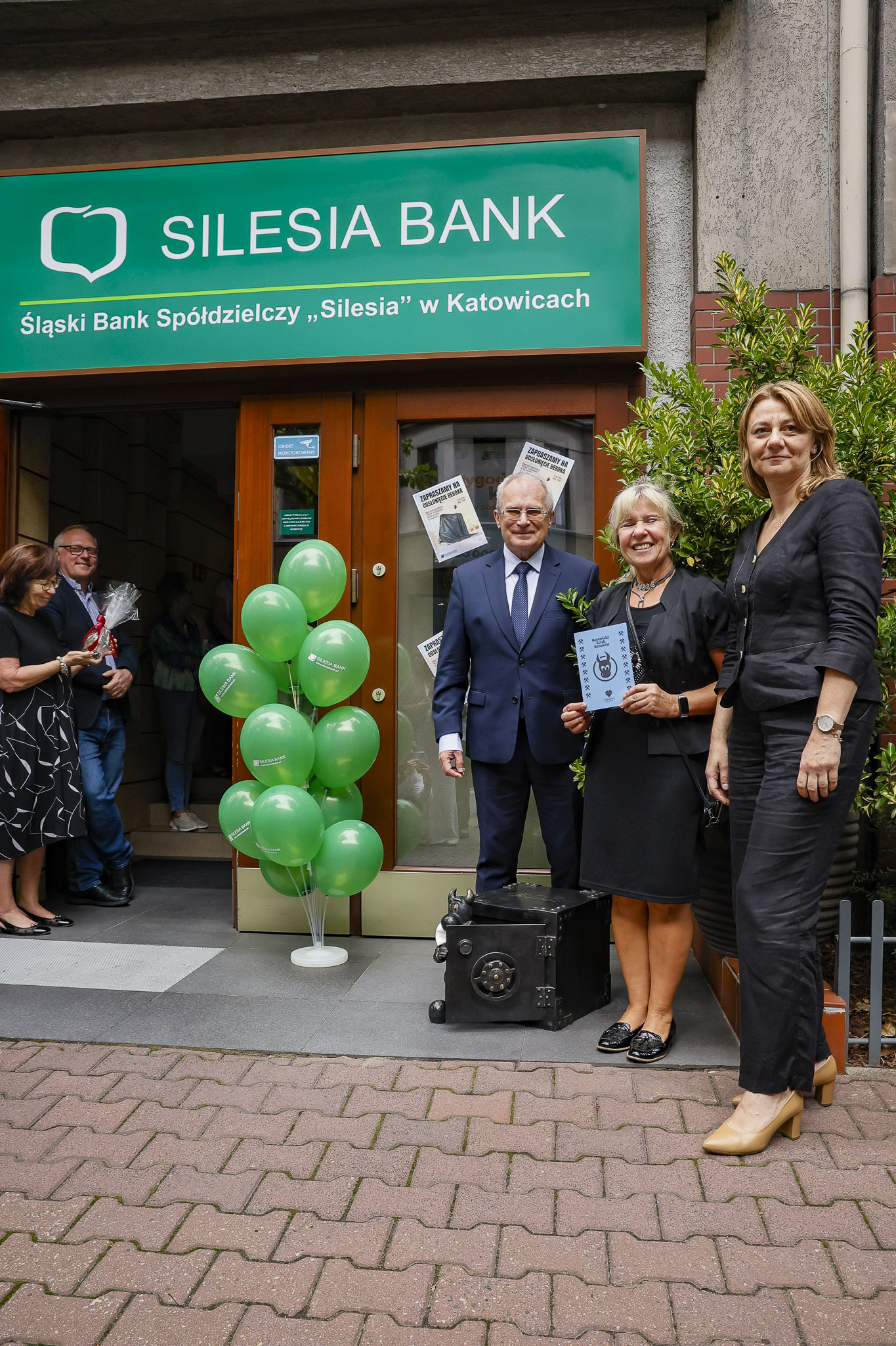 Bank Spółdzielczy Bebok - Europerspektywy-30 Europerspektywy Śląski Bank Spółdzielczy "Silesia" - odsłonięcie beboka Geldusia