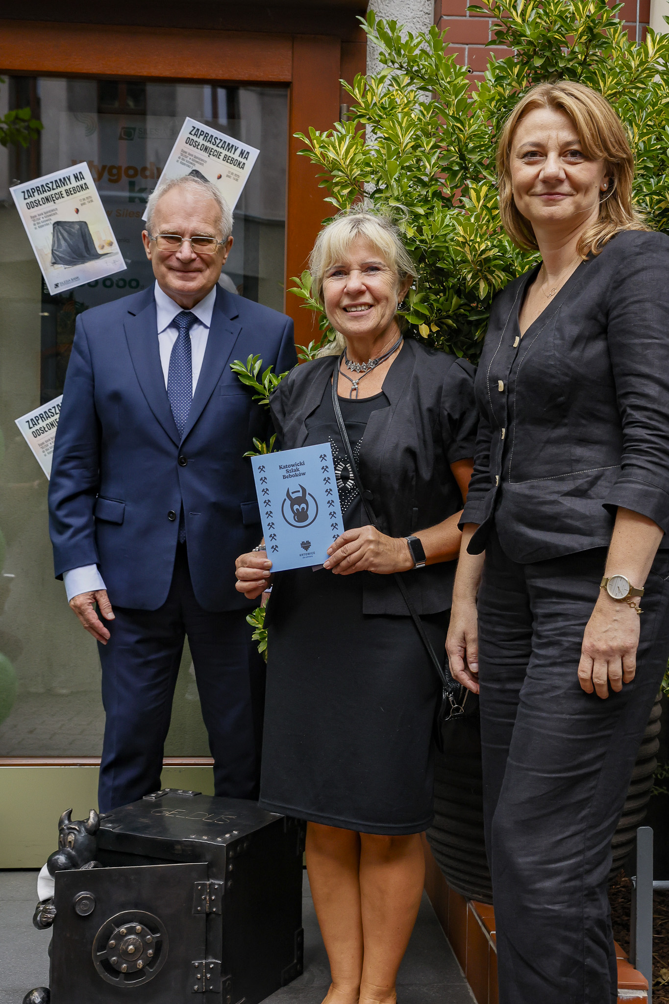 Bank Spółdzielczy Bebok - Europerspektywy-31 Europerspektywy Śląski Bank Spółdzielczy "Silesia" - odsłonięcie beboka Geldusia