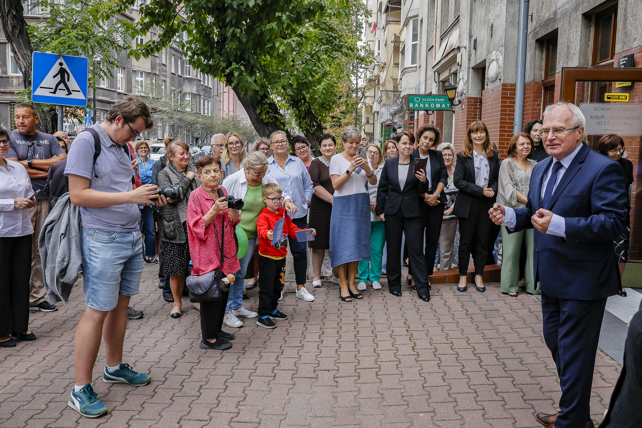 Bank Spółdzielczy Bebok - Europerspektywy-4 Europerspektywy Śląski Bank Spółdzielczy "Silesia" - odsłonięcie beboka Geldusia