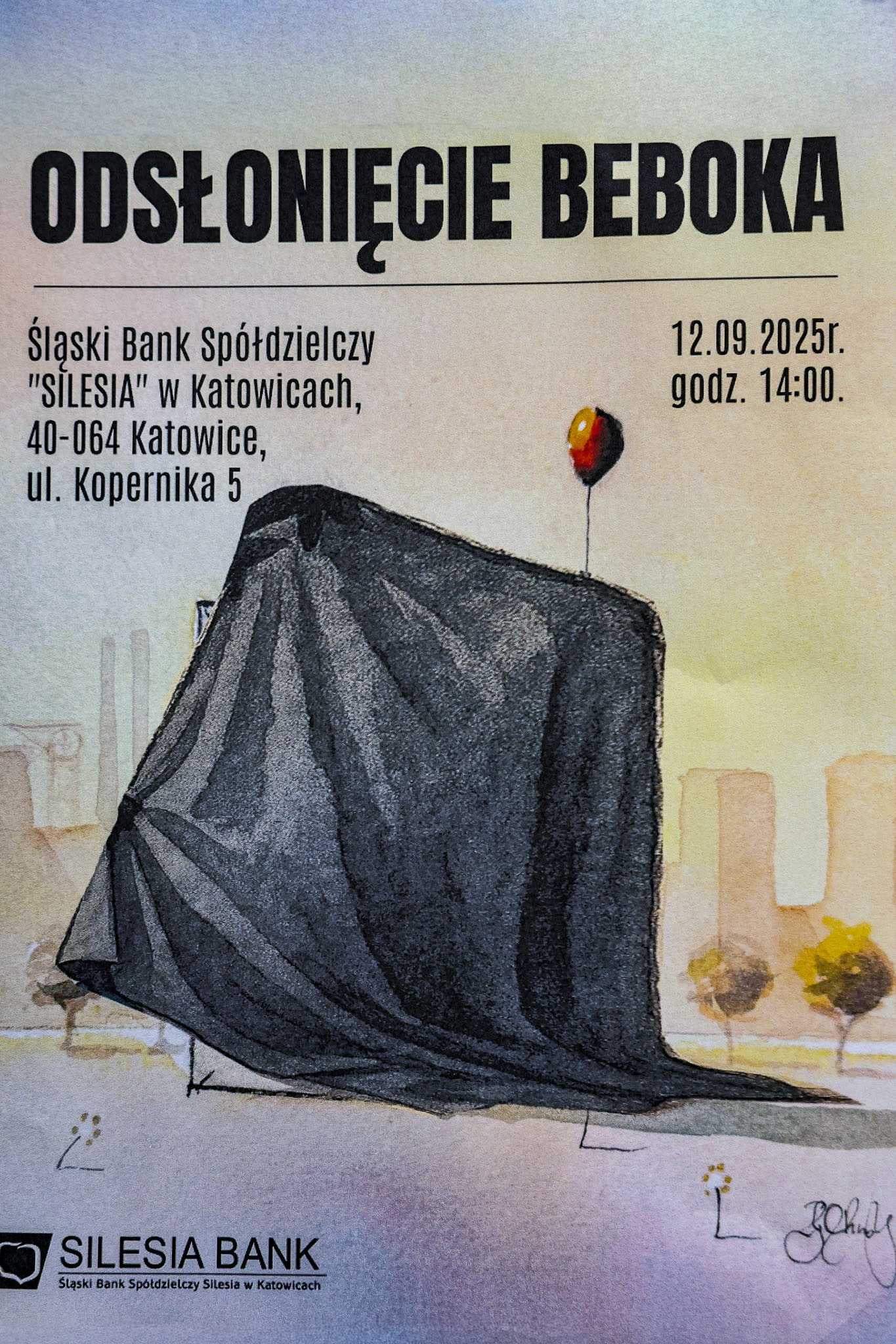 Bank Spółdzielczy Bebok - Europerspektywy-49 Europerspektywy Śląski Bank Spółdzielczy "Silesia" - odsłonięcie beboka Geldusia