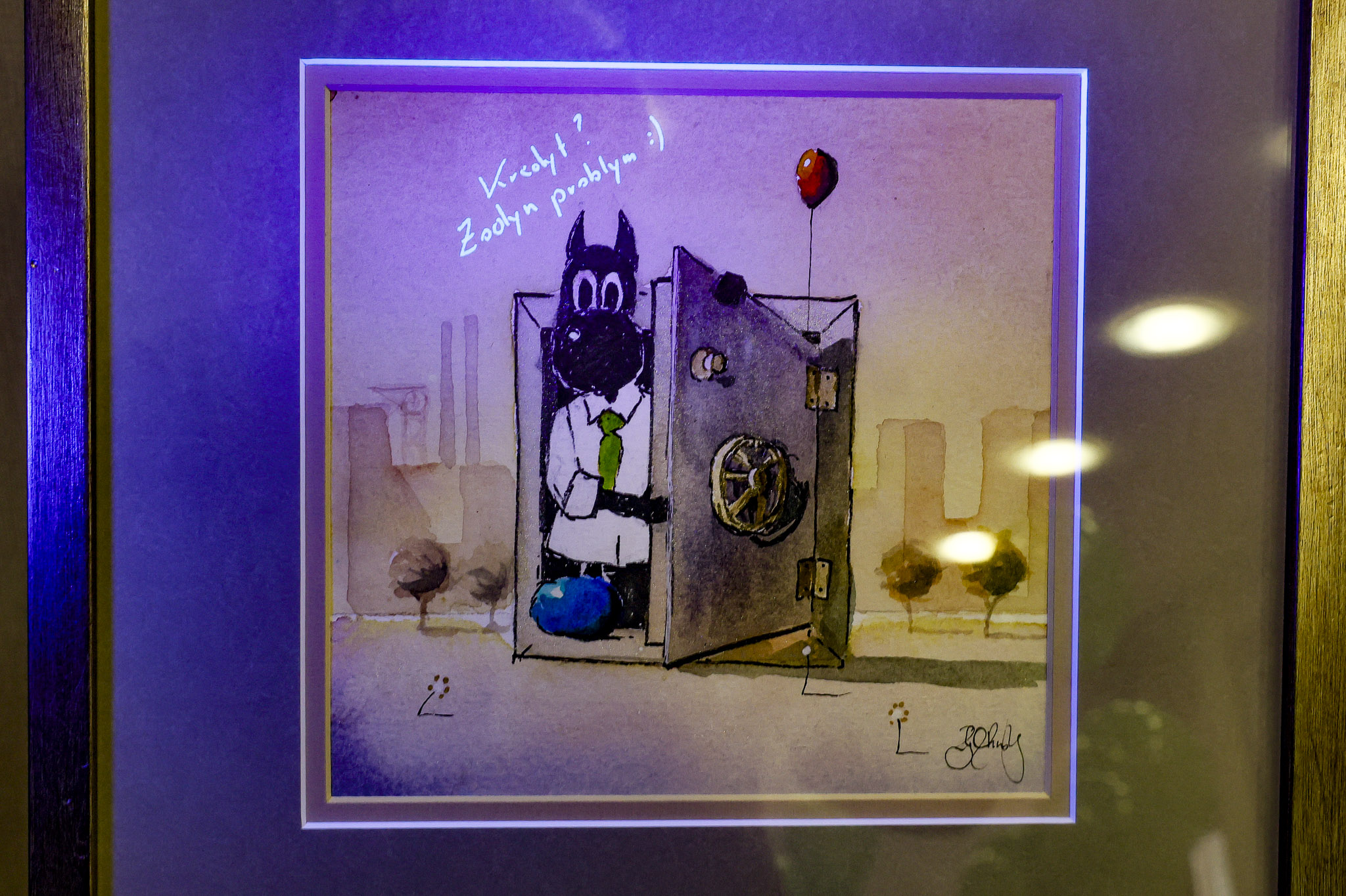 Bank Spółdzielczy Bebok - Europerspektywy-50 Europerspektywy Śląski Bank Spółdzielczy "Silesia" - odsłonięcie beboka Geldusia