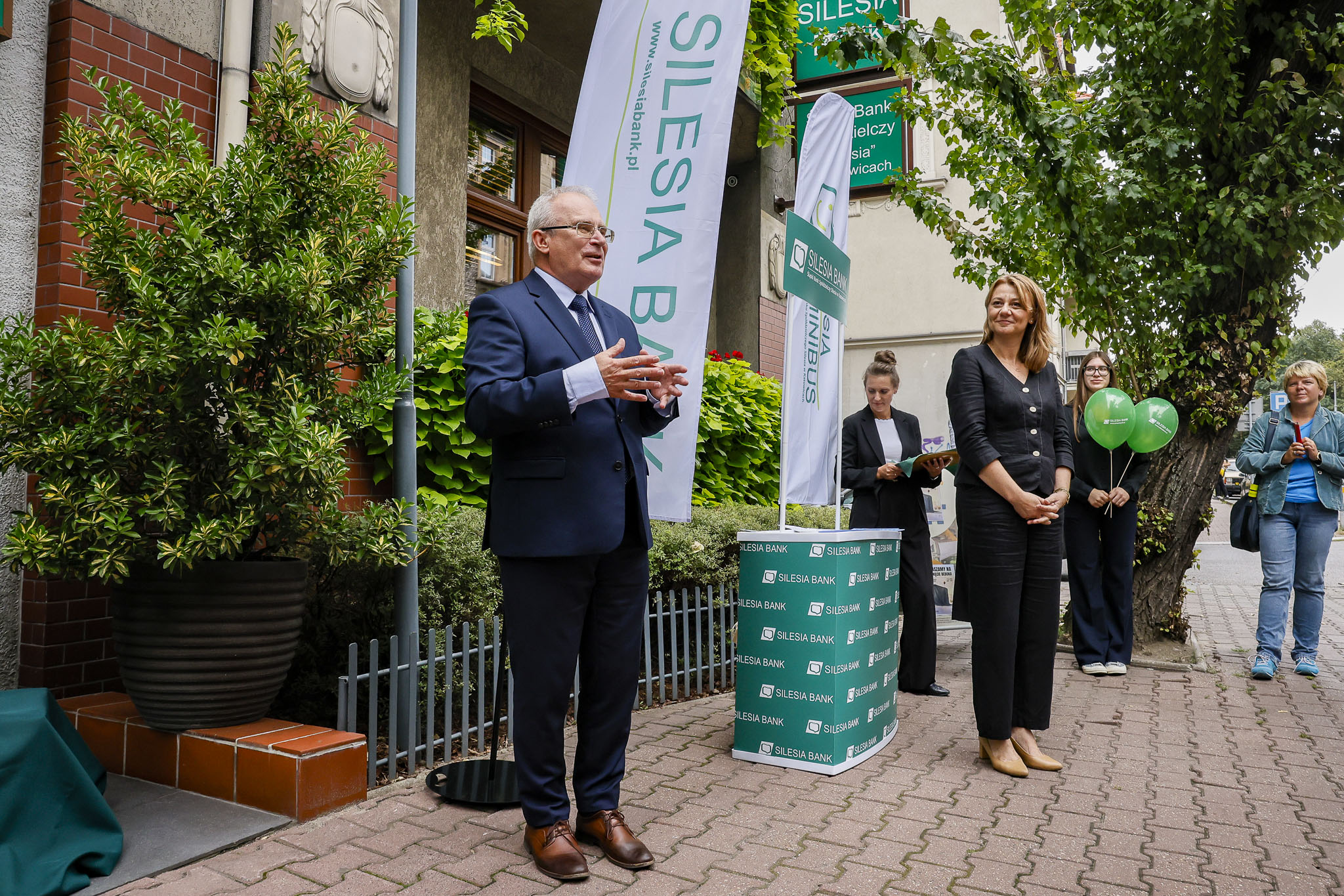 Bank Spółdzielczy Bebok - Europerspektywy-6 Europerspektywy Śląski Bank Spółdzielczy "Silesia" - odsłonięcie beboka Geldusia