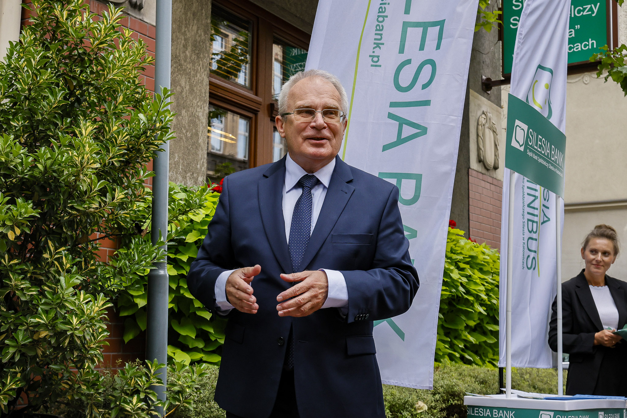 Bank Spółdzielczy Bebok - Europerspektywy-7 Europerspektywy Śląski Bank Spółdzielczy "Silesia" - odsłonięcie beboka Geldusia