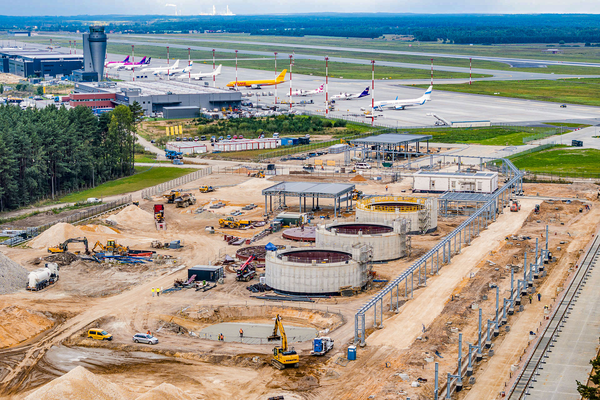 default Europerspektywy Nowy multimodalny węzeł przeładunkowy na lotnisku Katowice-Pyrzowice coraz bliżej ukończenia