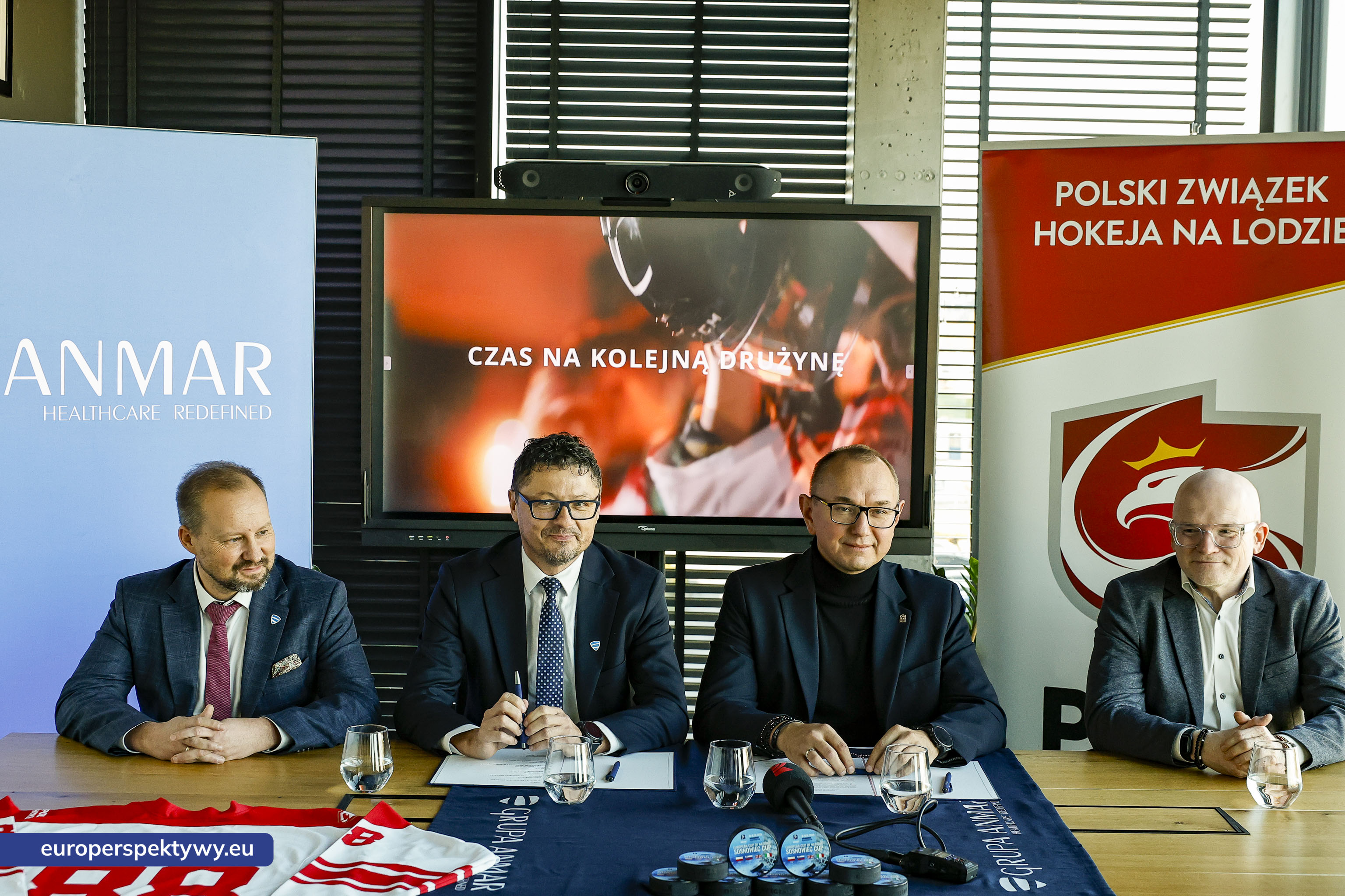 Anmar Umowa-13 Europerspektywy Grupa Anmar wspiera reprezentację Polski w hokeju na lodzie – od Tychów po Sosnowiec Cup