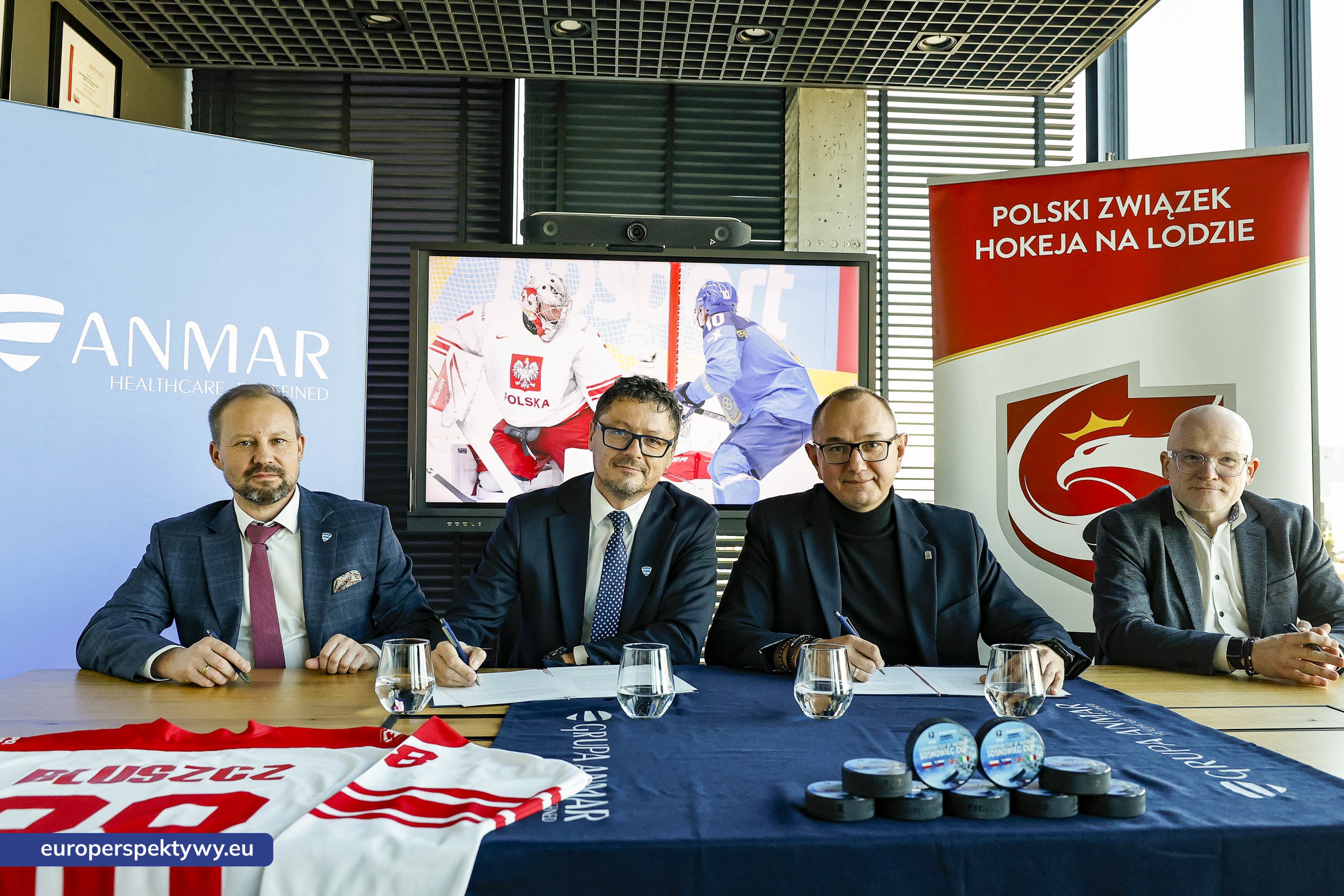 Anmar Umowa-14 Europerspektywy Grupa Anmar wspiera reprezentację Polski w hokeju na lodzie – od Tychów po Sosnowiec Cup