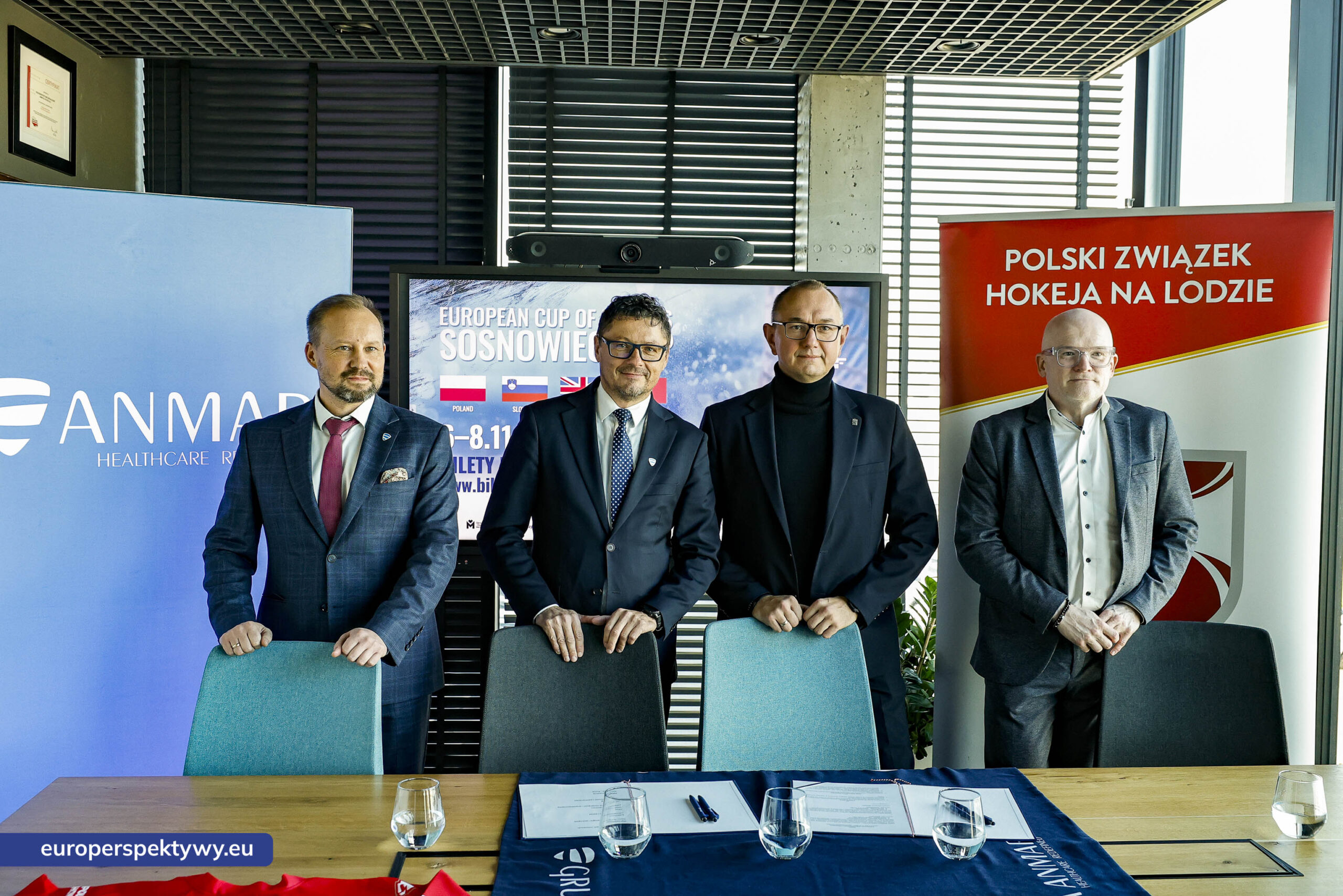 Europerspektywy Grupa Anmar wspiera reprezentację Polski w hokeju na lodzie – od Tychów po Sosnowiec Cup