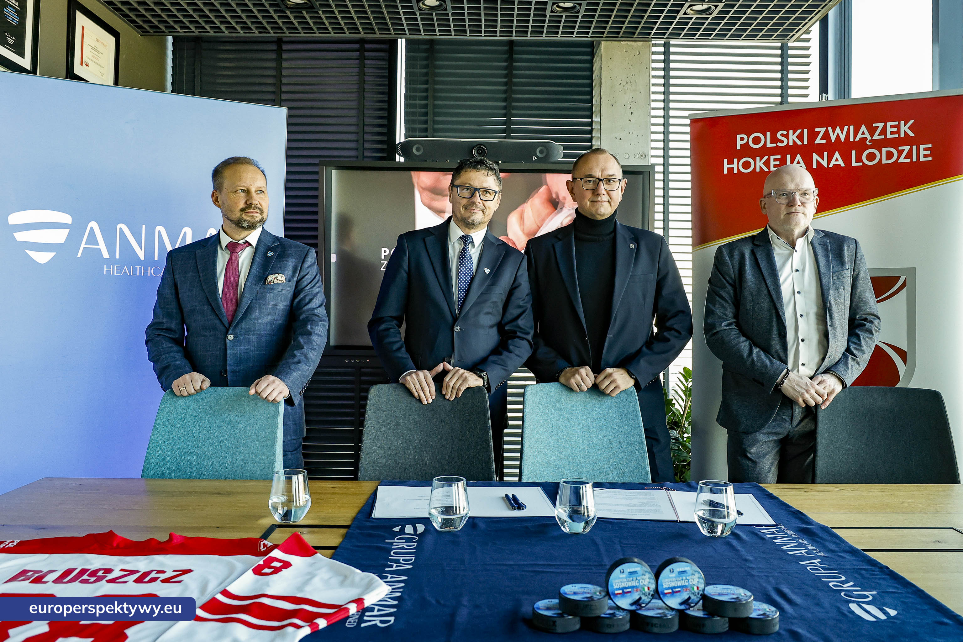 Anmar Umowa-5 Europerspektywy Grupa Anmar wspiera reprezentację Polski w hokeju na lodzie – od Tychów po Sosnowiec Cup
