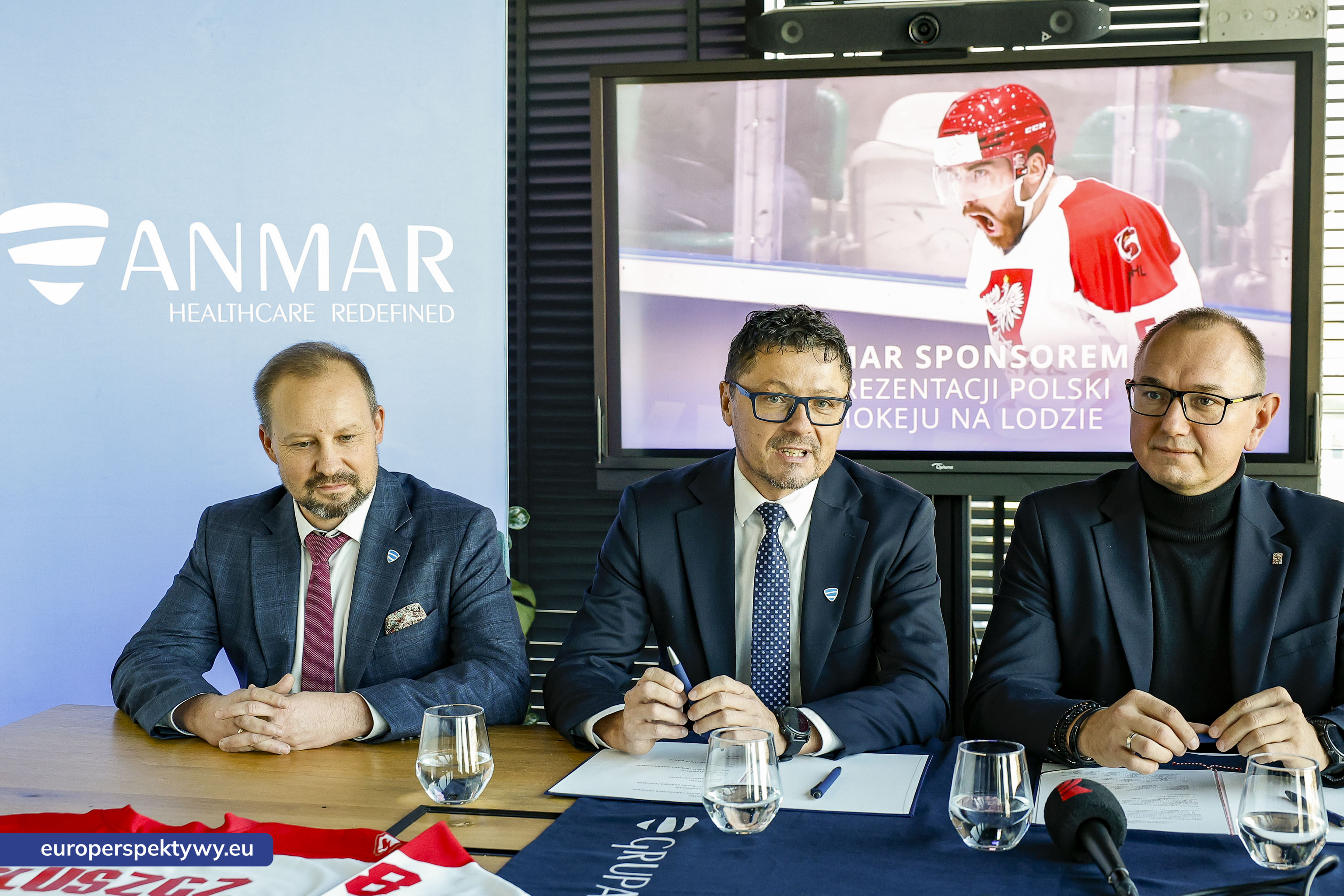 Anmar Umowa-7 Europerspektywy Grupa Anmar wspiera reprezentację Polski w hokeju na lodzie – od Tychów po Sosnowiec Cup