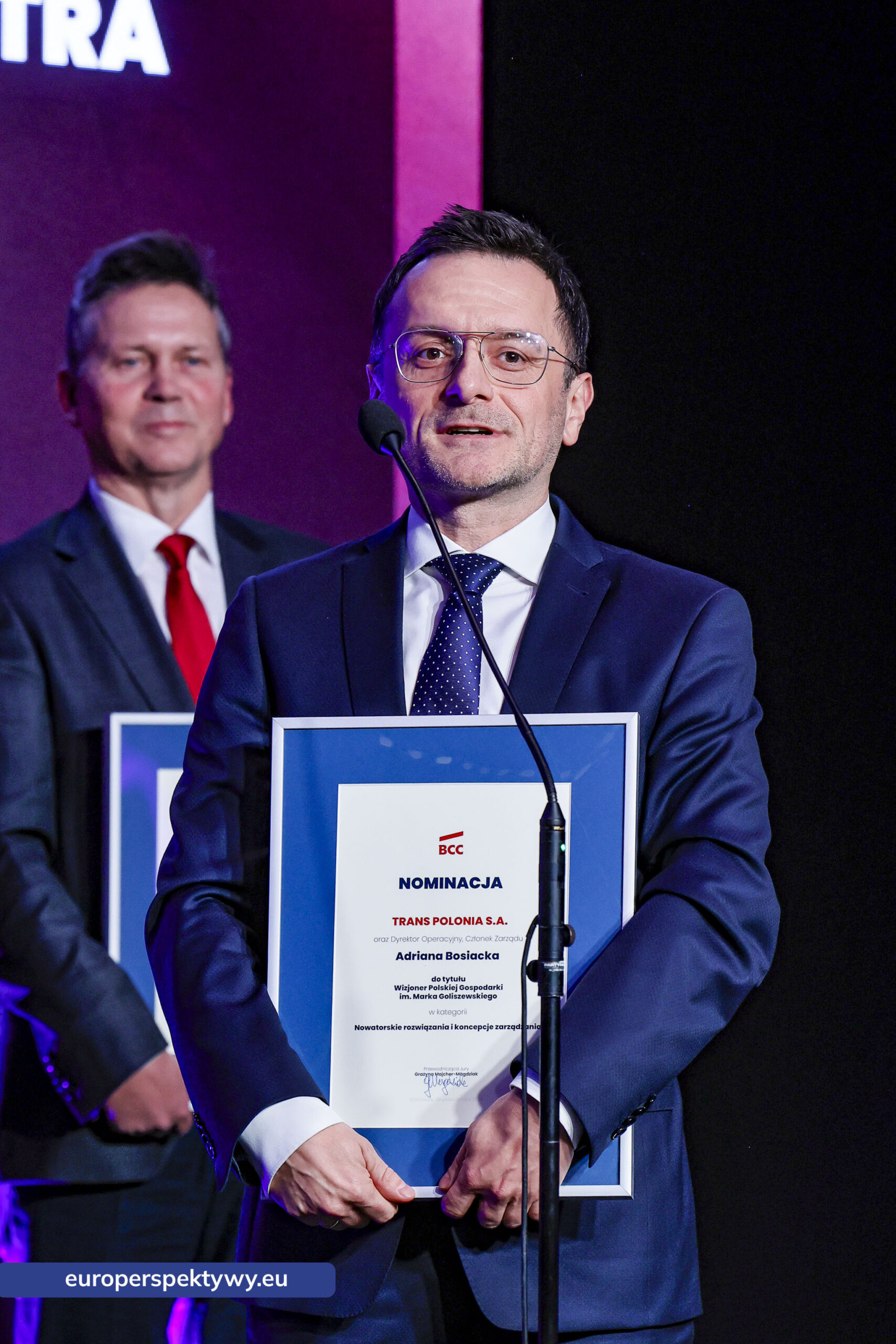 Europerspektywy Business Centre Club - Gala „Wizjoner Polskiej Gospodarki” – święto innowacji i liderów przyszłości.