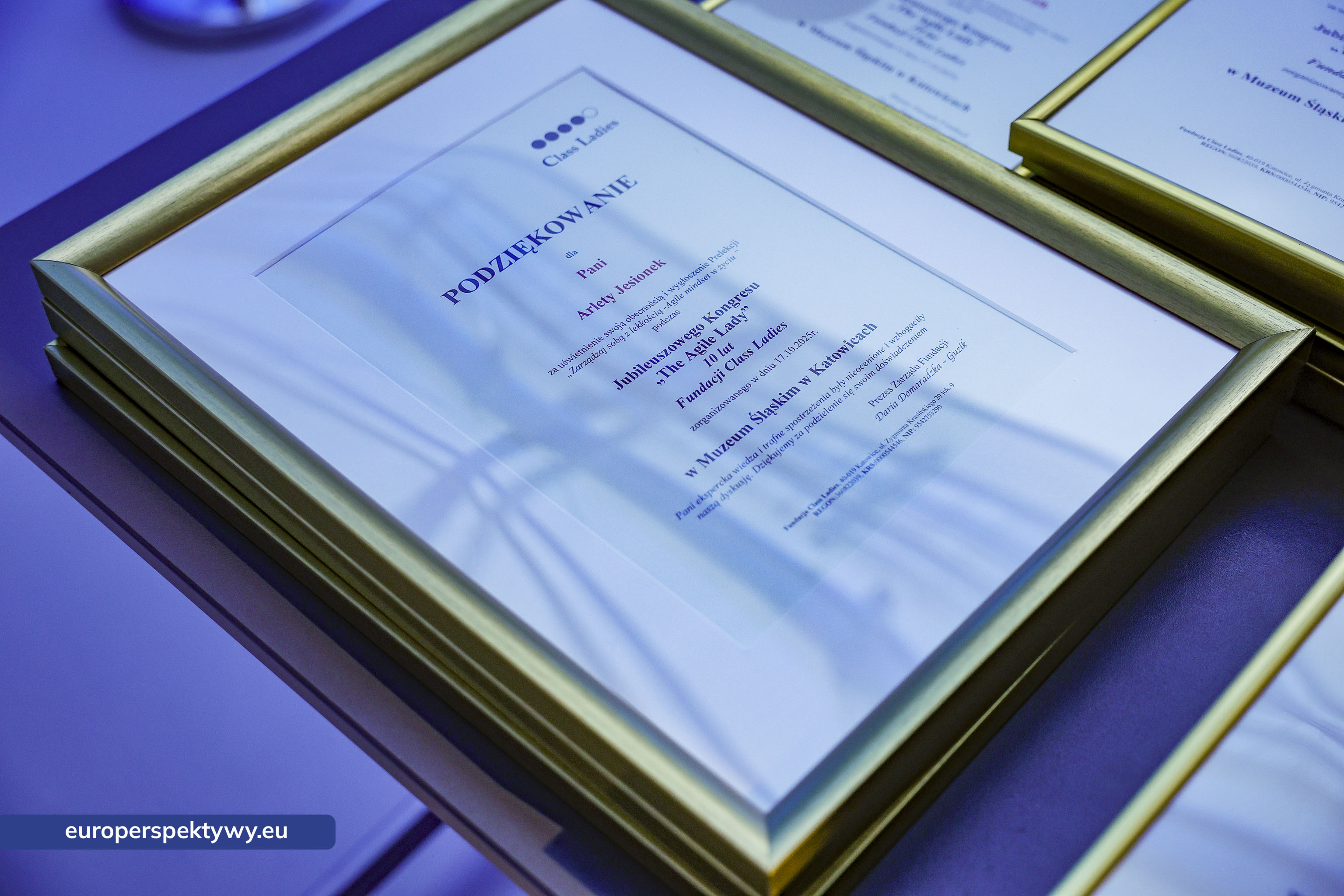 Class Ladies - The Agile Lady-7 Europerspektywy Kongres Class Ladies „The Agile Lady” – 10 lat siły kobiet, zwinności i inspiracji