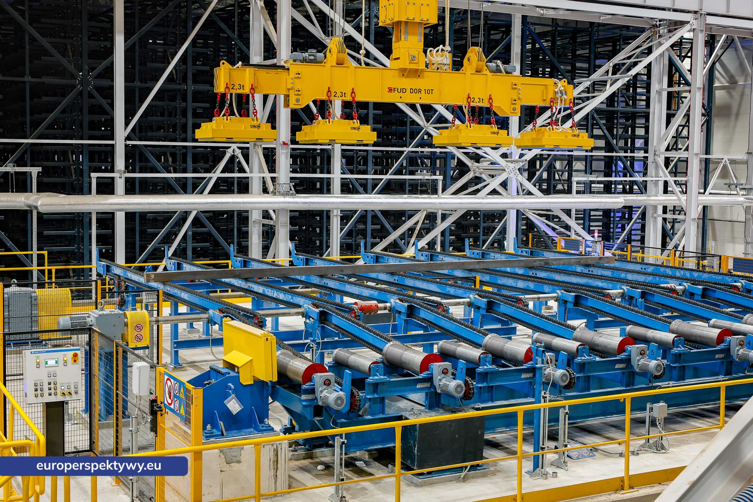 Europerspektywy Nowoczesna walcownia Cognor SA Oddział Ferrostal w Siemianowicach Śląskich już otwarta