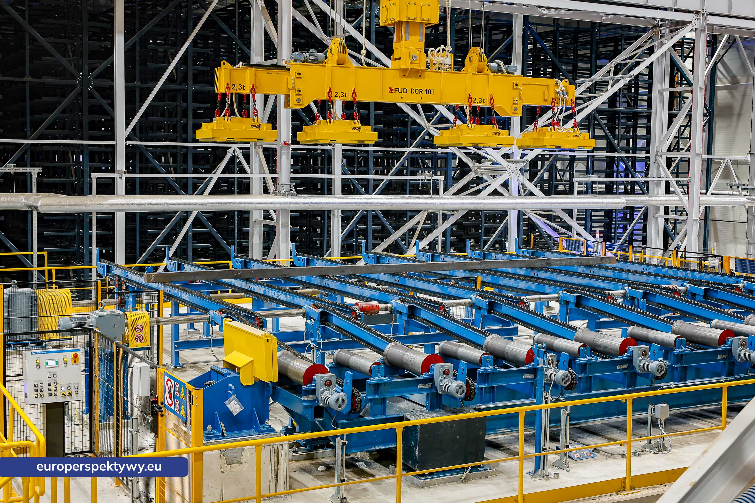 Europerspektywy Nowoczesna walcownia Cognor SA Oddział Ferrostal w Siemianowicach Śląskich już otwarta