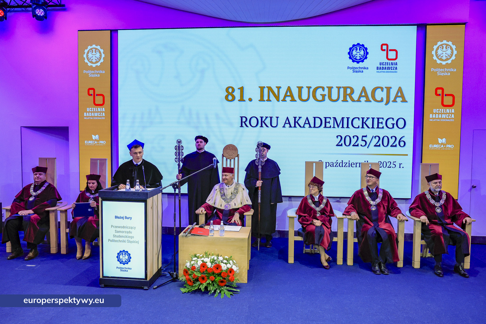 Politechnika Ślaska Inauguracja Roku Akademickiego 2025/2026 Europerspektywy Politechnika Śląska rozpoczęła rok akademicki 2025/2026 – nauka, biznes i innowacje
