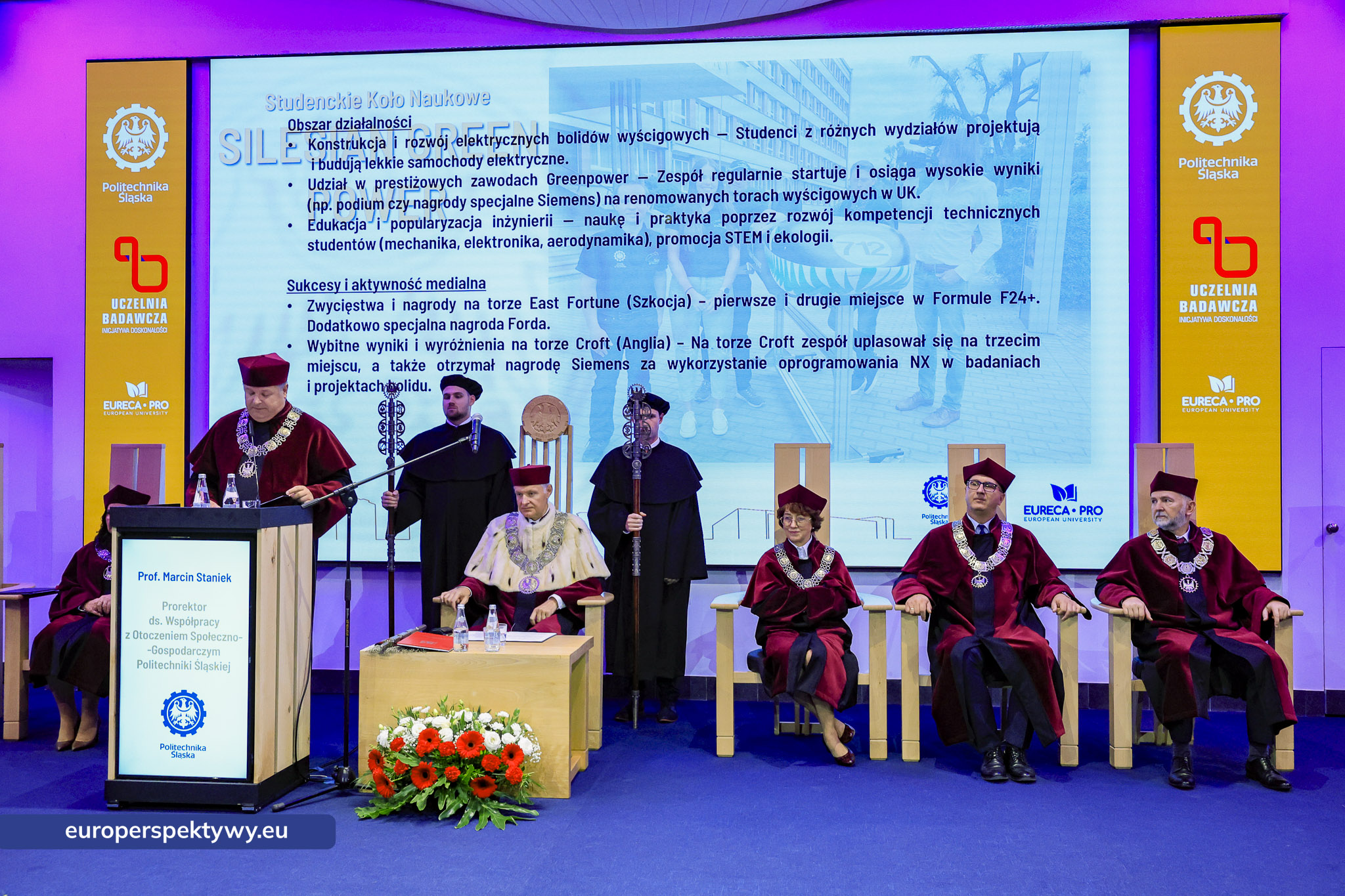 Politechnika Ślaska Inauguracja Roku Akademickiego 2025/2026 Europerspektywy Politechnika Śląska rozpoczęła rok akademicki 2025/2026 – nauka, biznes i innowacje