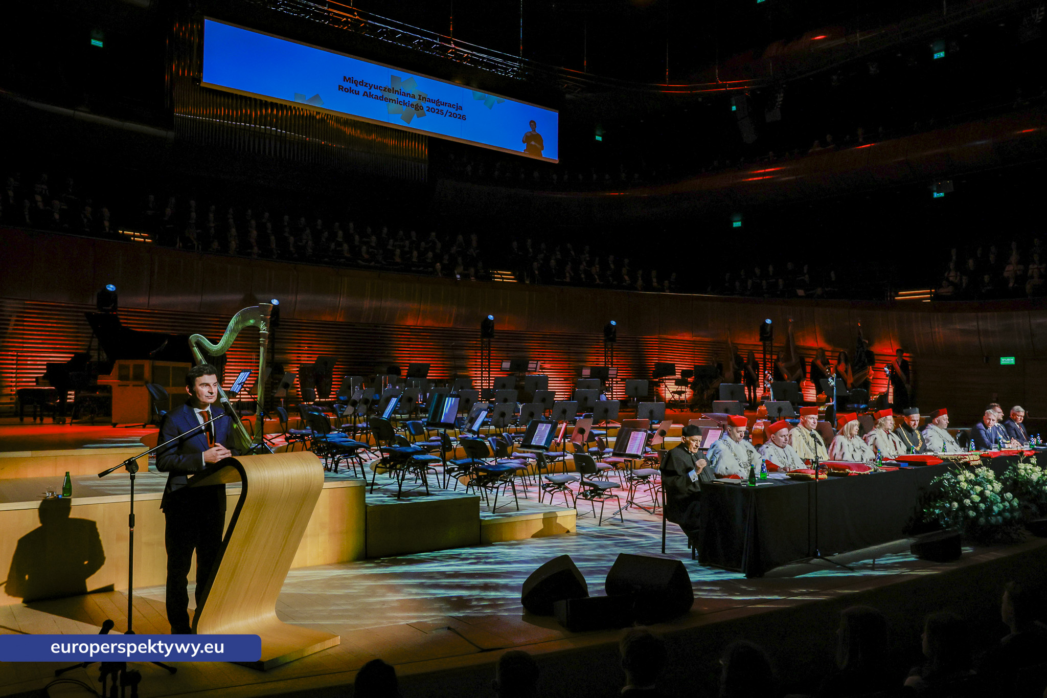 Międzyuczelniana Inauguracja Roku Akademickiego 2025 Europerspektywy Międzyuczelniana Inauguracja Roku Akademickiego 2025/2026 w Katowicach