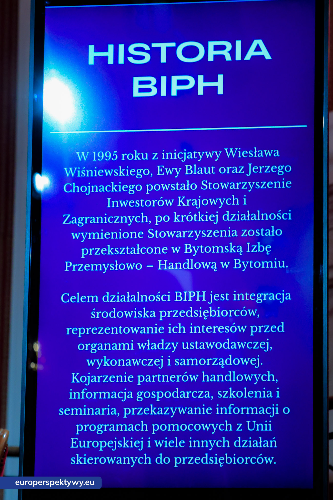 Europerspektywy 30-lecie BIPH – jubileusz tradycji i rozwoju biznesu