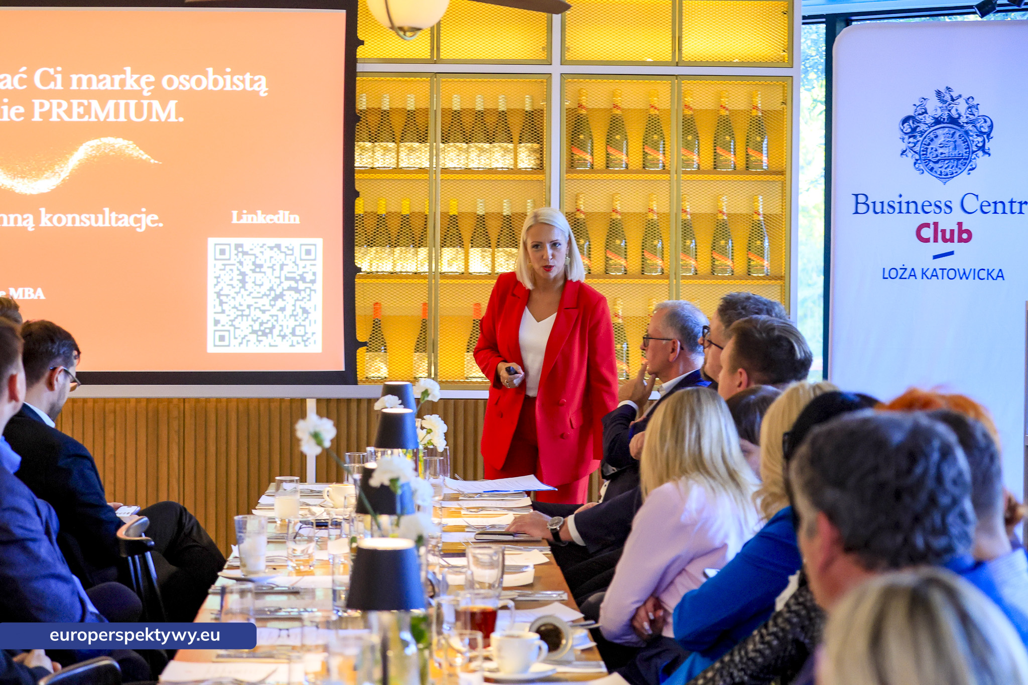BCC Marka Osobista Lidera Poziom Premium Katarzyna Juszczyk Euro Europerspektywy Spotkanie BCC Loży Katowickiej – Marka osobista lidera – poziom premium