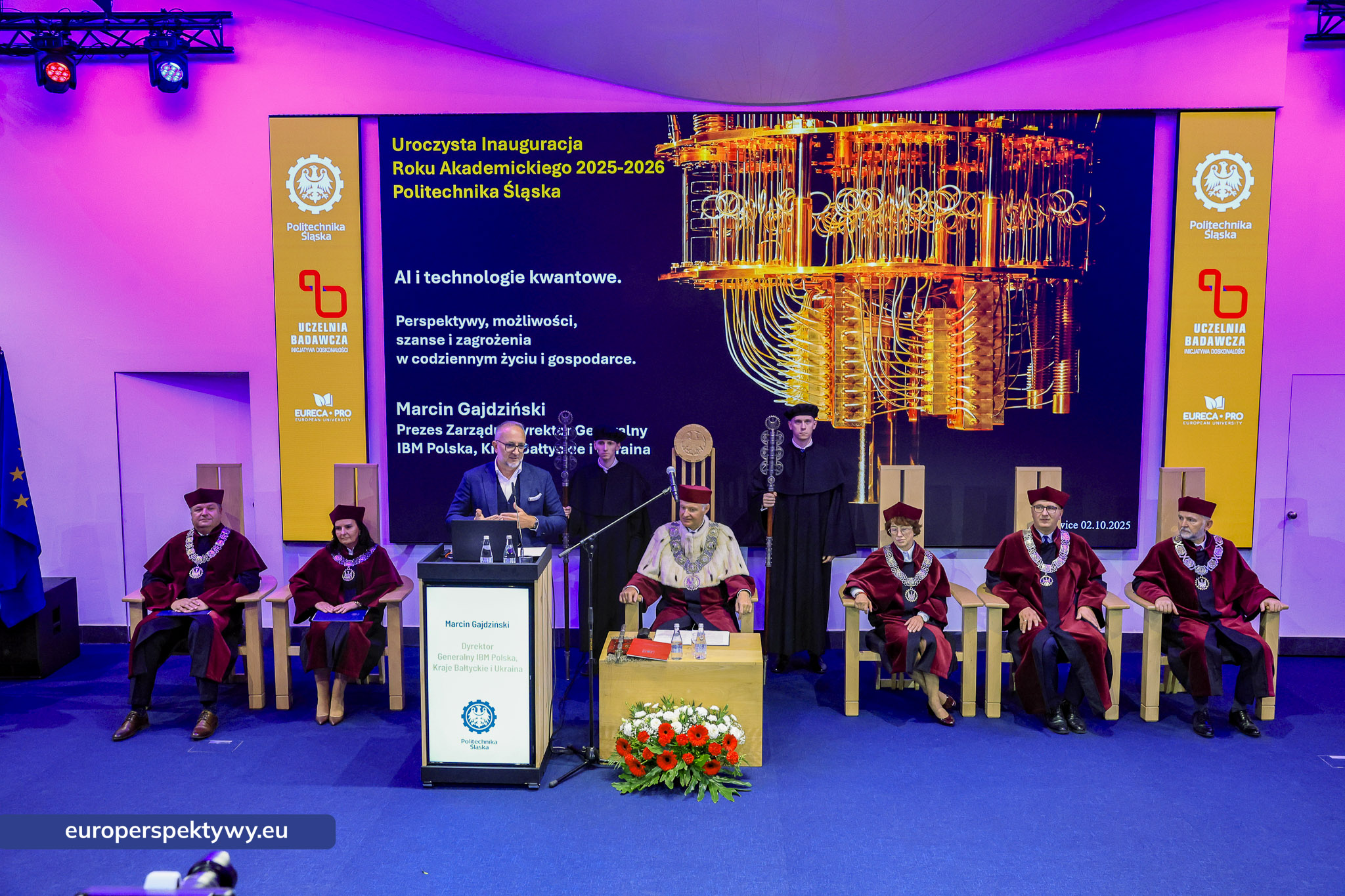 Politechnika Ślaska Inauguracja Roku Akademickiego 2025/2026 Europerspektywy Politechnika Śląska rozpoczęła rok akademicki 2025/2026 – nauka, biznes i innowacje