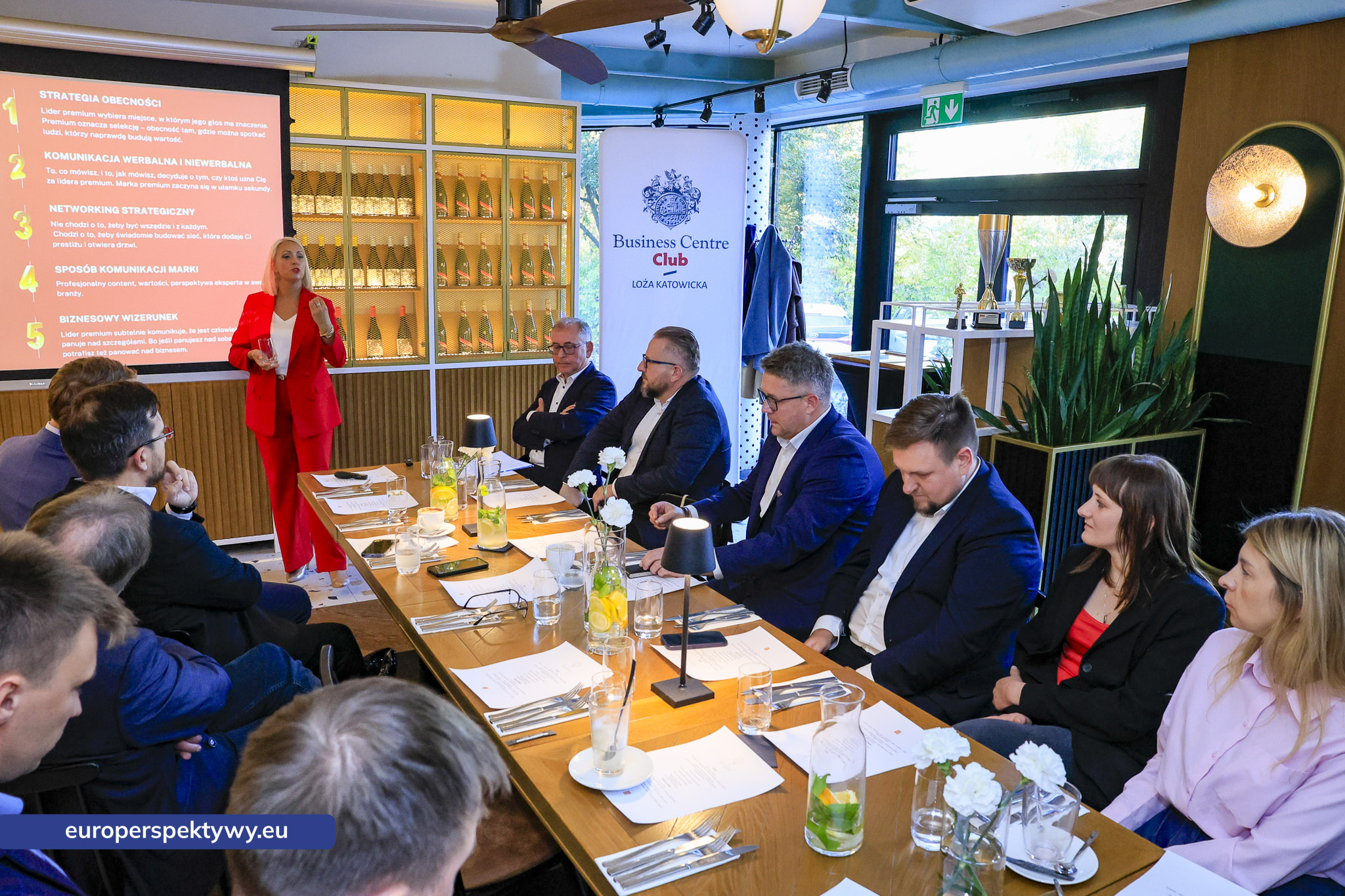 BCC Marka Osobista Lidera Poziom Premium Katarzyna Juszczyk Euro Europerspektywy Spotkanie BCC Loży Katowickiej – Marka osobista lidera – poziom premium