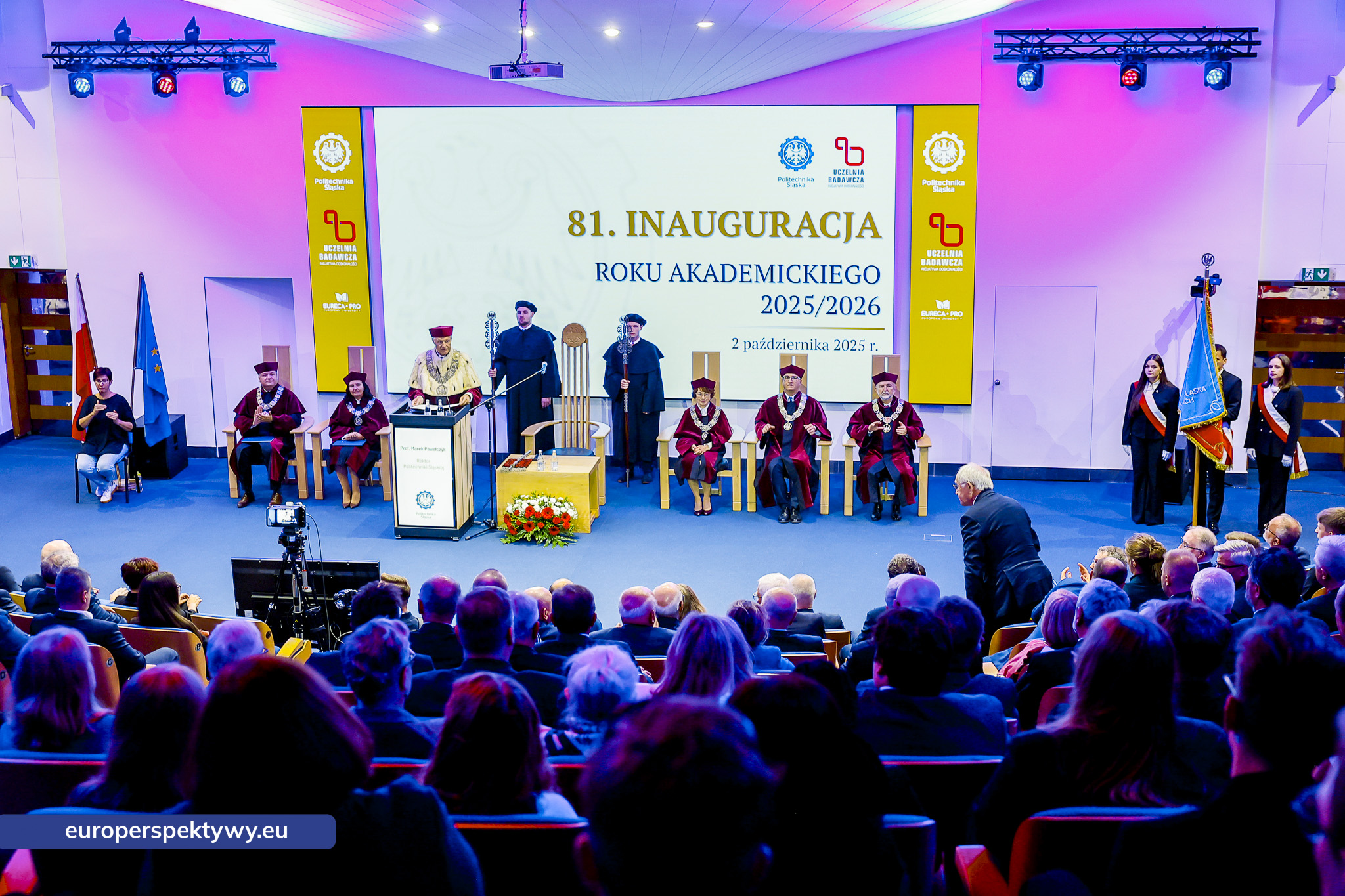 Politechnika Ślaska Inauguracja Roku Akademickiego 2025/2026 Europerspektywy Politechnika Śląska rozpoczęła rok akademicki 2025/2026 – nauka, biznes i innowacje