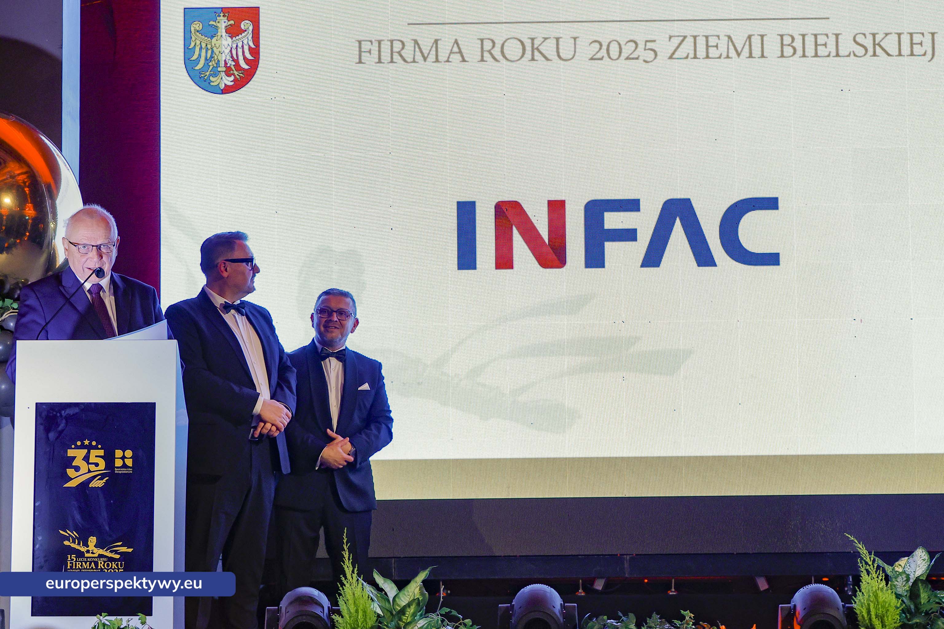 Firma Roku 2025 Beskidzka Izba Gospodarcza Europerspektywy-22 Europerspektywy 35-lecie Beskidzkiej Izby Gospodarczej: Gala Jubileuszowa i Finał Konkursu Firma Roku 2025 w Bielsku-Białej