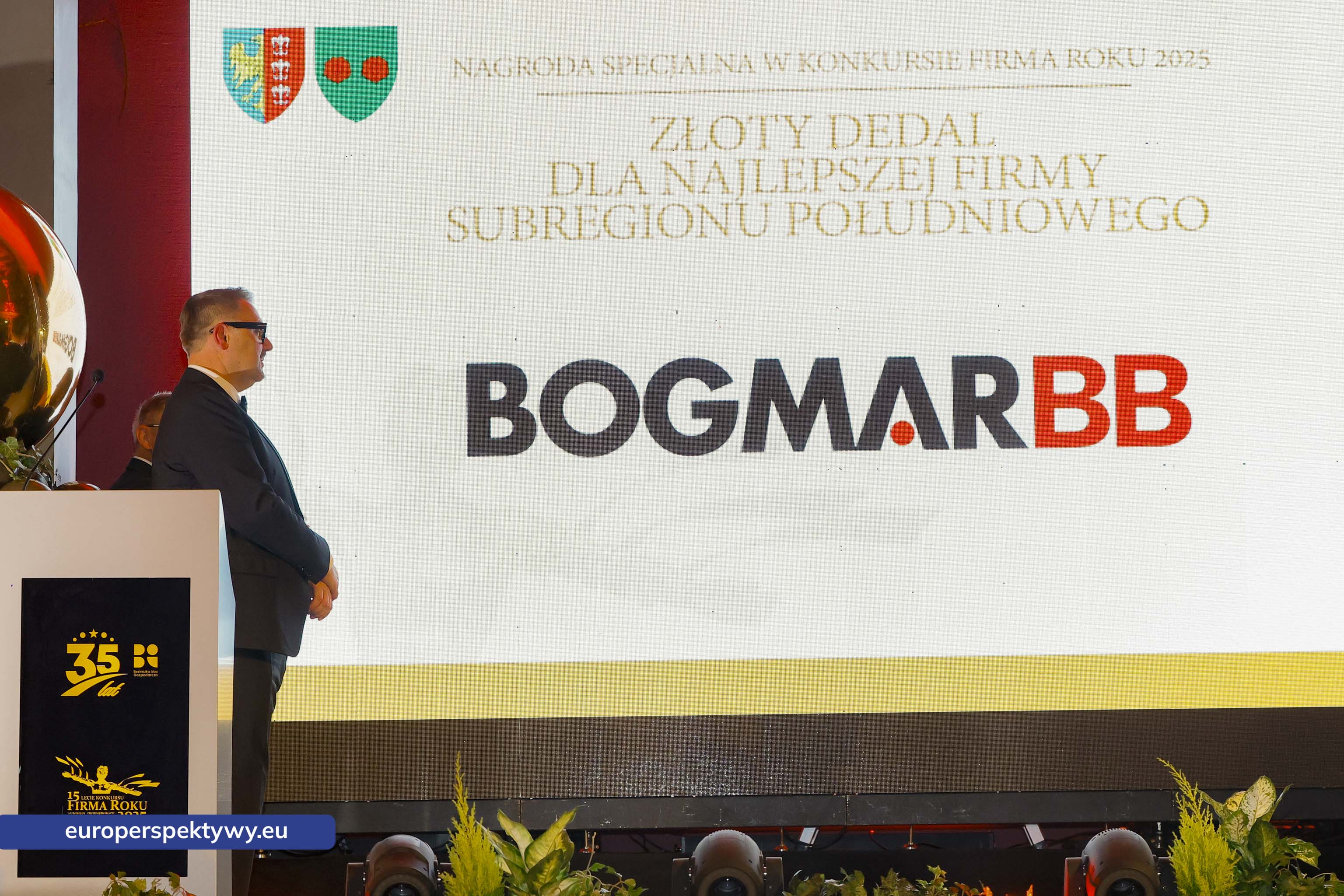 Firma Roku 2025 Beskidzka Izba Gospodarcza Europerspektywy-28 Europerspektywy 35-lecie Beskidzkiej Izby Gospodarczej: Gala Jubileuszowa i Finał Konkursu Firma Roku 2025 w Bielsku-Białej