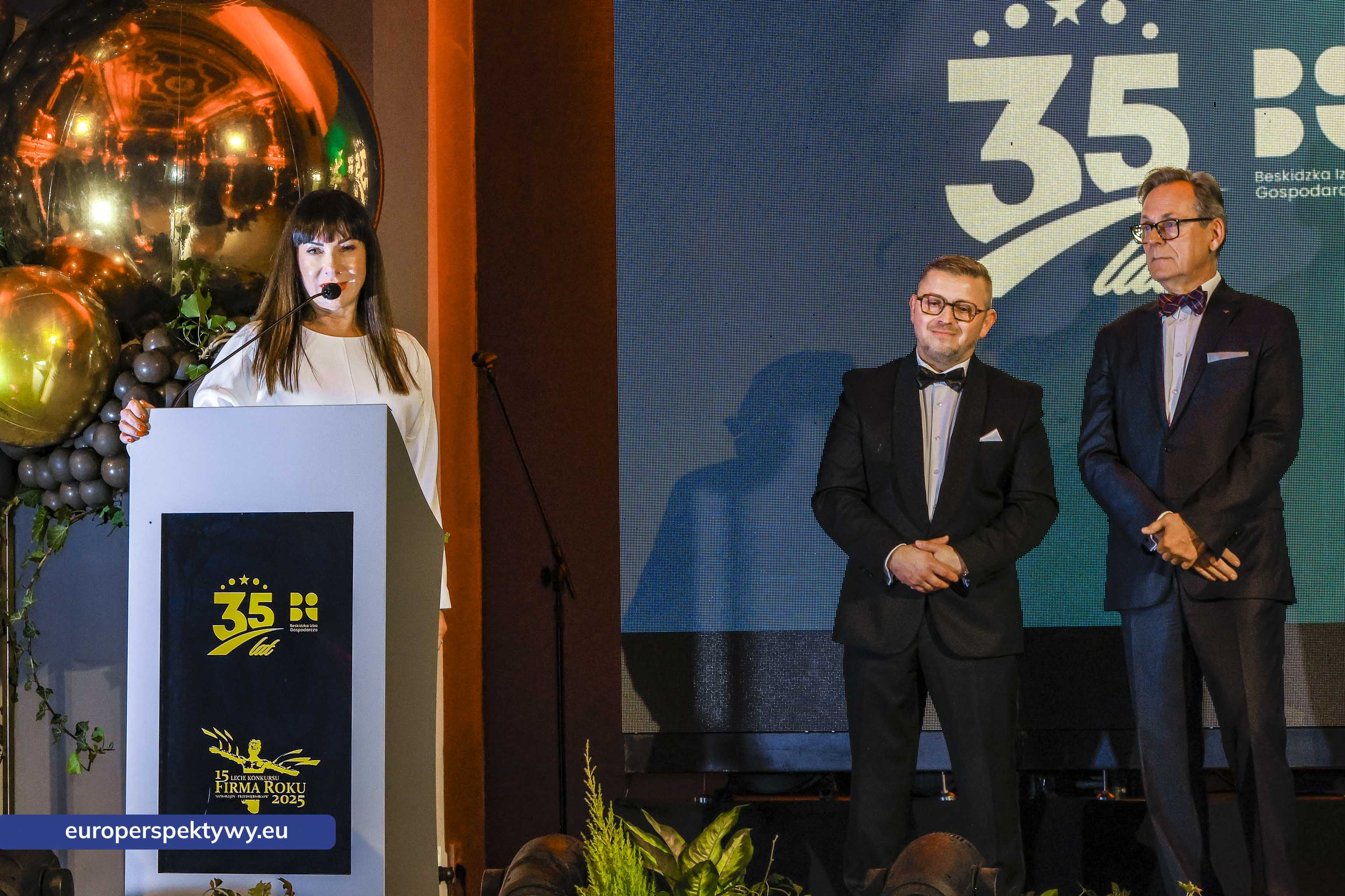 Firma Roku 2025 Beskidzka Izba Gospodarcza Europerspektywy-35 Europerspektywy 35-lecie Beskidzkiej Izby Gospodarczej: Gala Jubileuszowa i Finał Konkursu Firma Roku 2025 w Bielsku-Białej