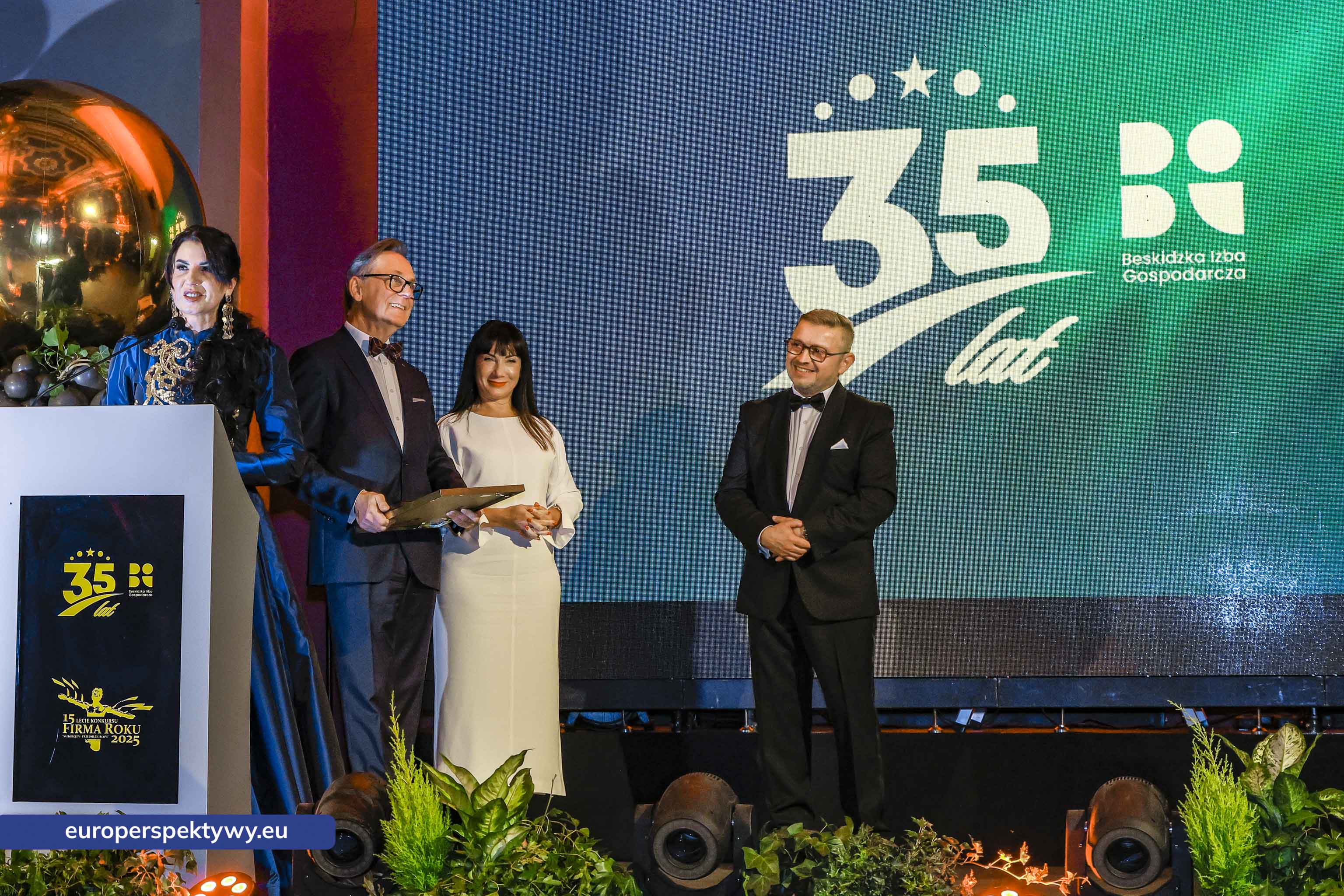 Firma Roku 2025 Beskidzka Izba Gospodarcza Europerspektywy-38 Europerspektywy 35-lecie Beskidzkiej Izby Gospodarczej: Gala Jubileuszowa i Finał Konkursu Firma Roku 2025 w Bielsku-Białej