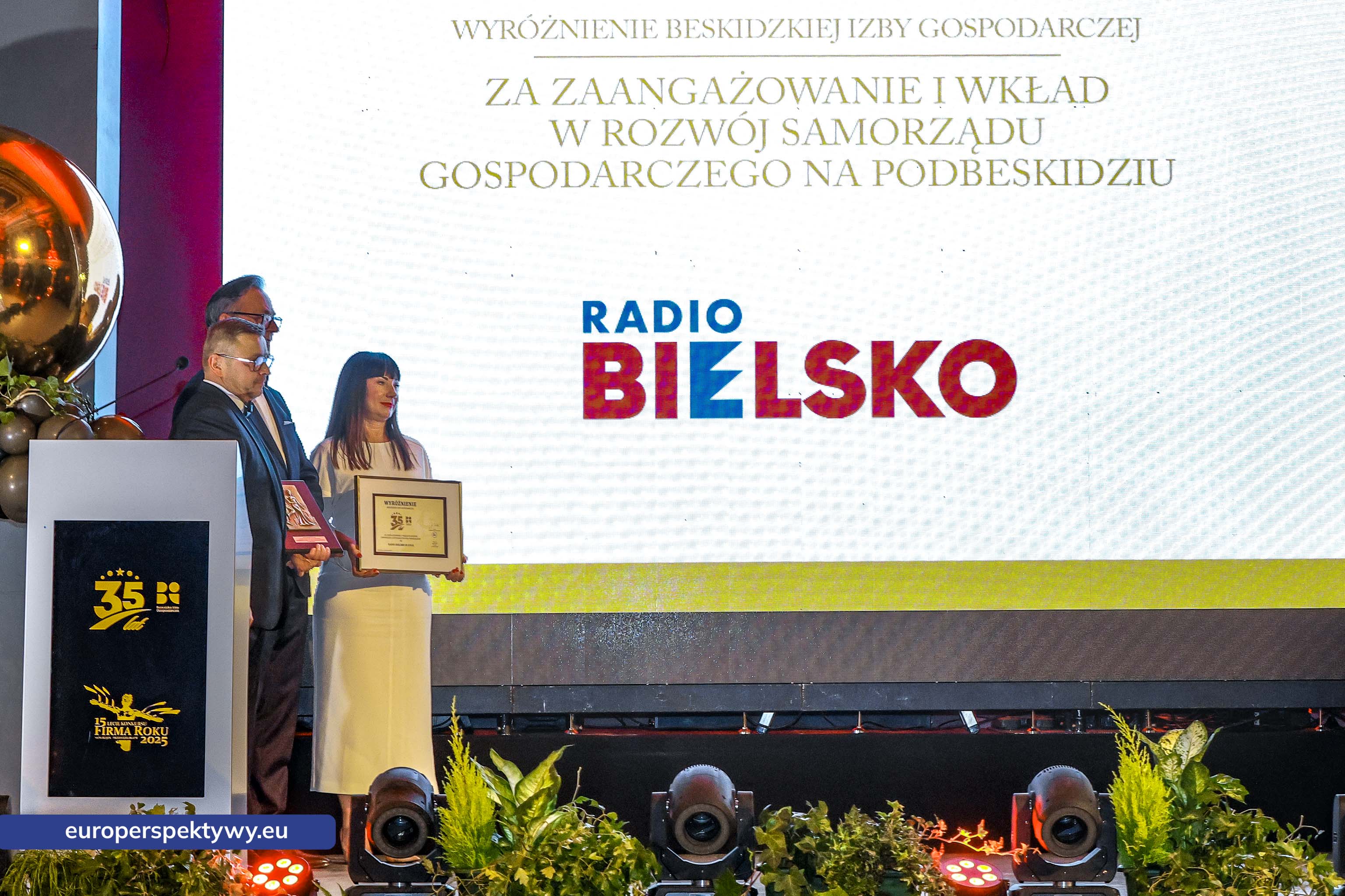 Firma Roku 2025 Beskidzka Izba Gospodarcza Europerspektywy-45 Europerspektywy 35-lecie Beskidzkiej Izby Gospodarczej: Gala Jubileuszowa i Finał Konkursu Firma Roku 2025 w Bielsku-Białej