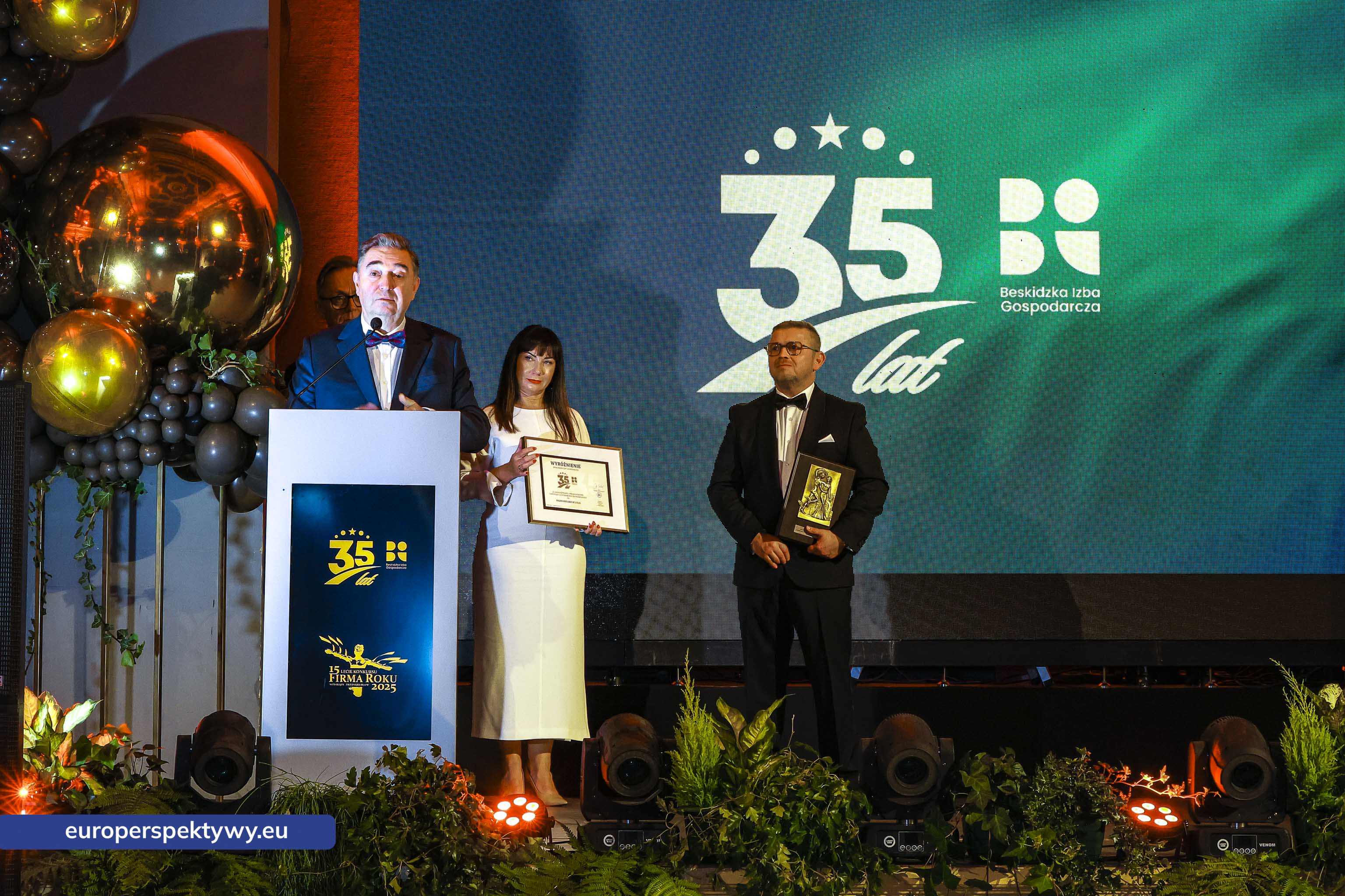 Firma Roku 2025 Beskidzka Izba Gospodarcza Europerspektywy-47 Europerspektywy 35-lecie Beskidzkiej Izby Gospodarczej: Gala Jubileuszowa i Finał Konkursu Firma Roku 2025 w Bielsku-Białej