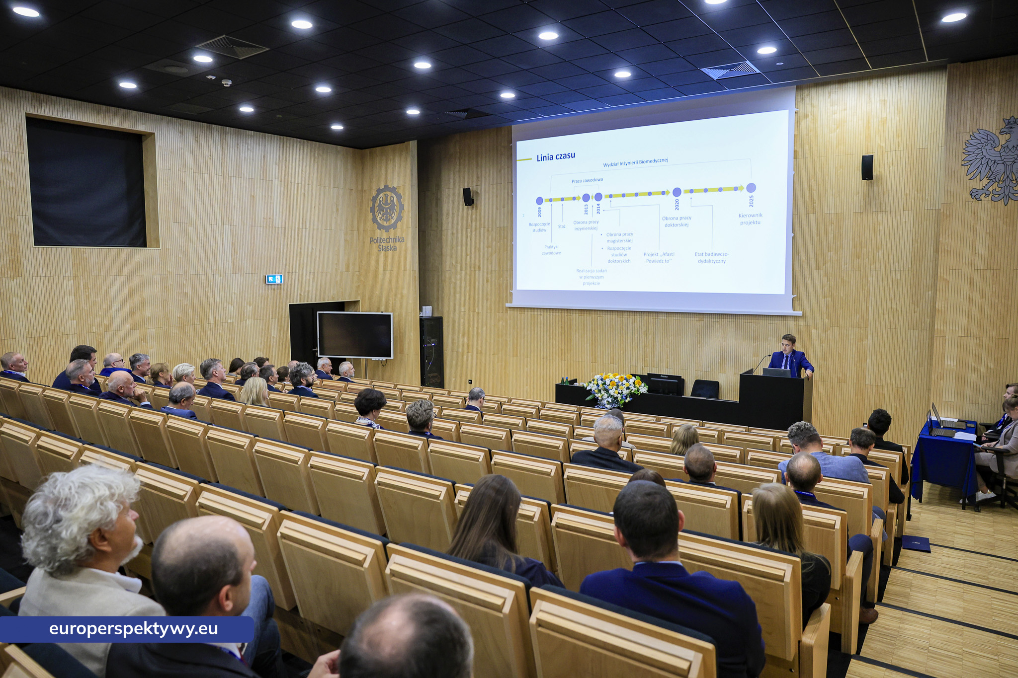 Politechnika Śląska 2025/2026 Academic Year Opening Ceremony f Europerspektywy HealthTech Innovation Conference 2025 na Politechnice Śląskiej