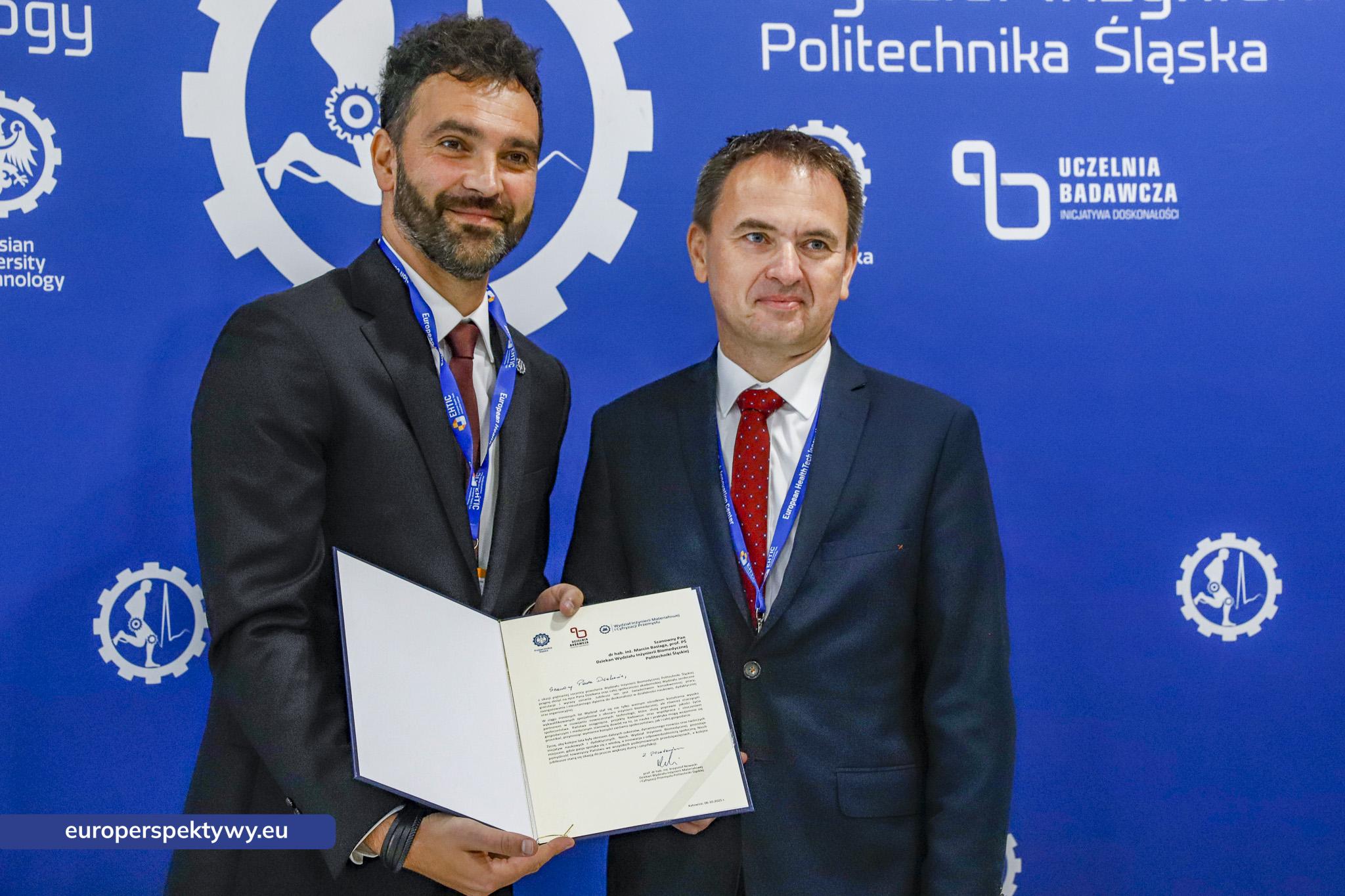 Politechnika Śląska 2025/2026 Academic Year Opening Ceremony f Europerspektywy HealthTech Innovation Conference 2025 na Politechnice Śląskiej
