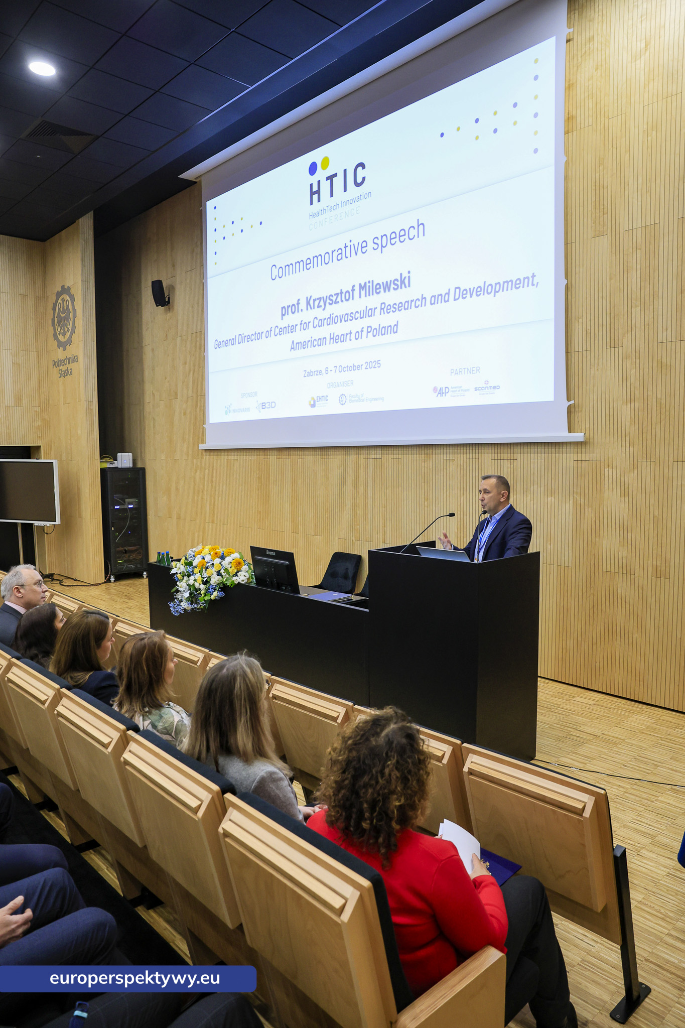 Politechnika Śląska 2025/2026 Academic Year Opening Ceremony f Europerspektywy HealthTech Innovation Conference 2025 na Politechnice Śląskiej