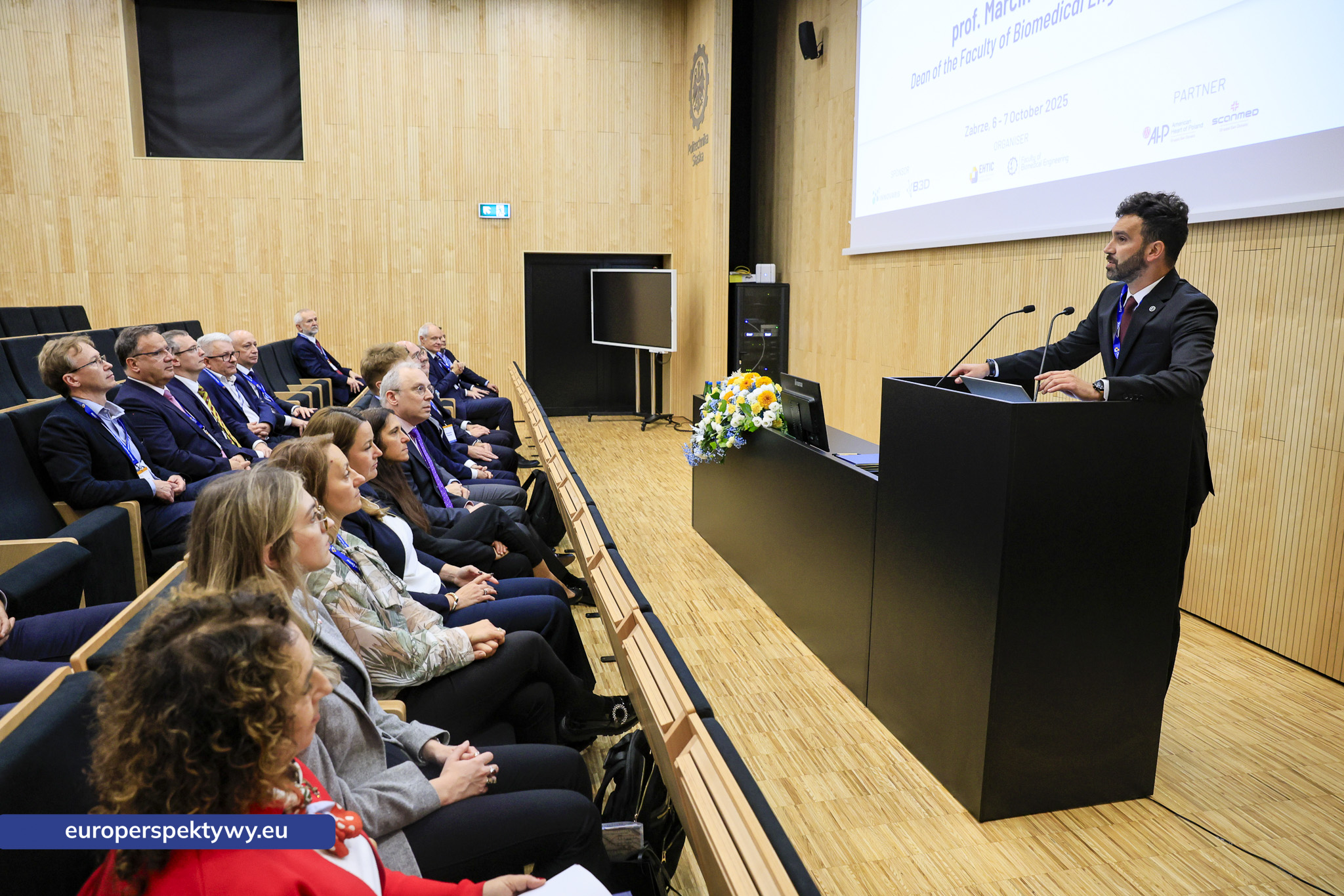 Politechnika Śląska 2025/2026 Academic Year Opening Ceremony f Europerspektywy HealthTech Innovation Conference 2025 na Politechnice Śląskiej