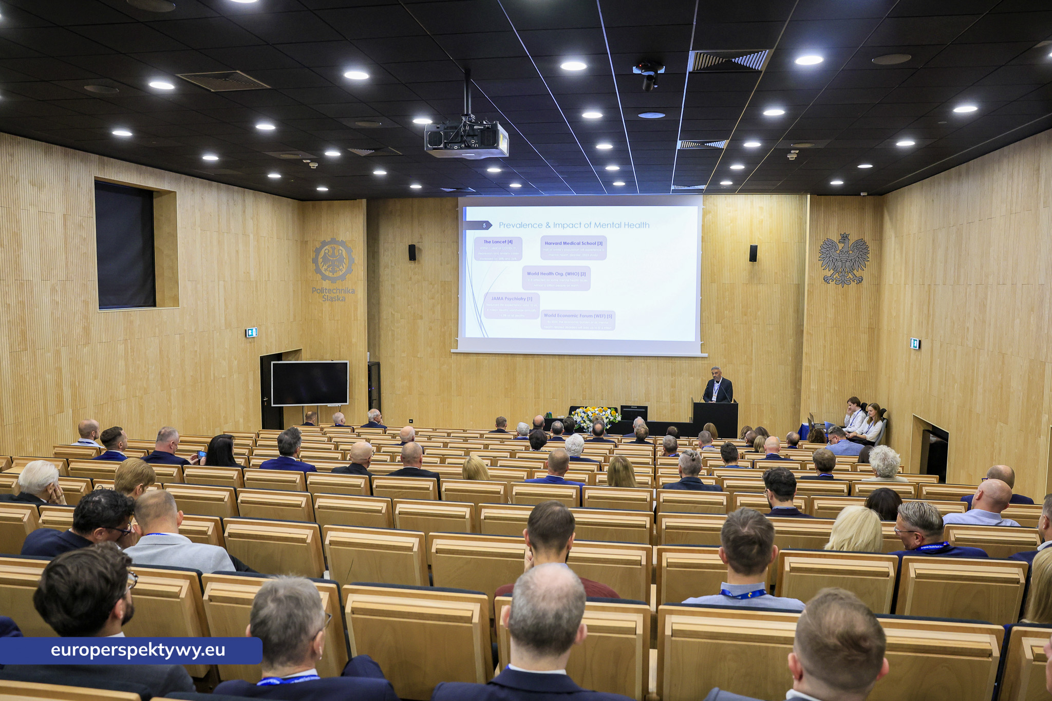 Politechnika Śląska 2025/2026 Academic Year Opening Ceremony f Europerspektywy HealthTech Innovation Conference 2025 na Politechnice Śląskiej