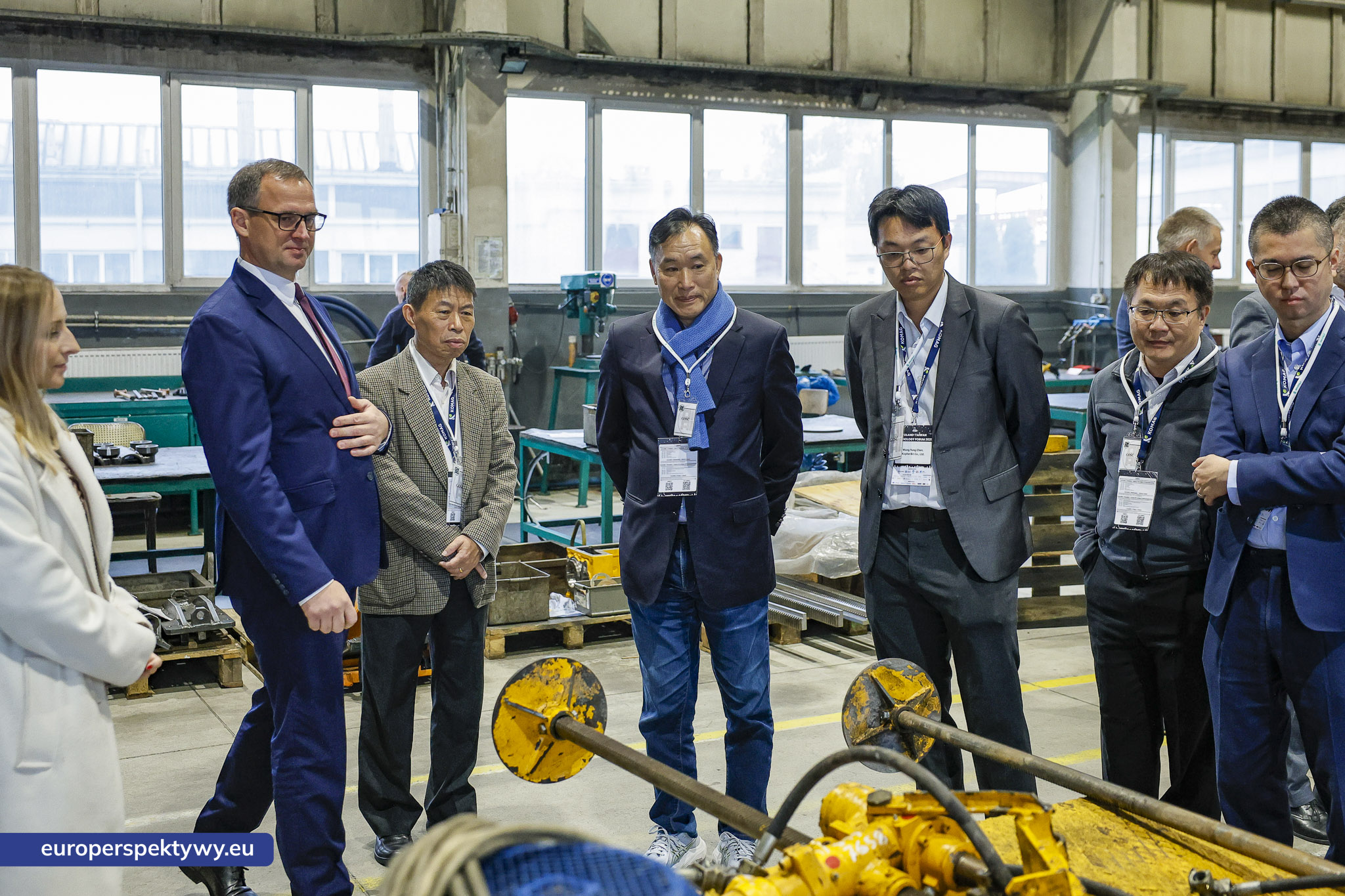 Europerspektywy Drugi dzień Polsko–Tajwańskiego Forum Biznesowego: wizyta studyjna w OMAG