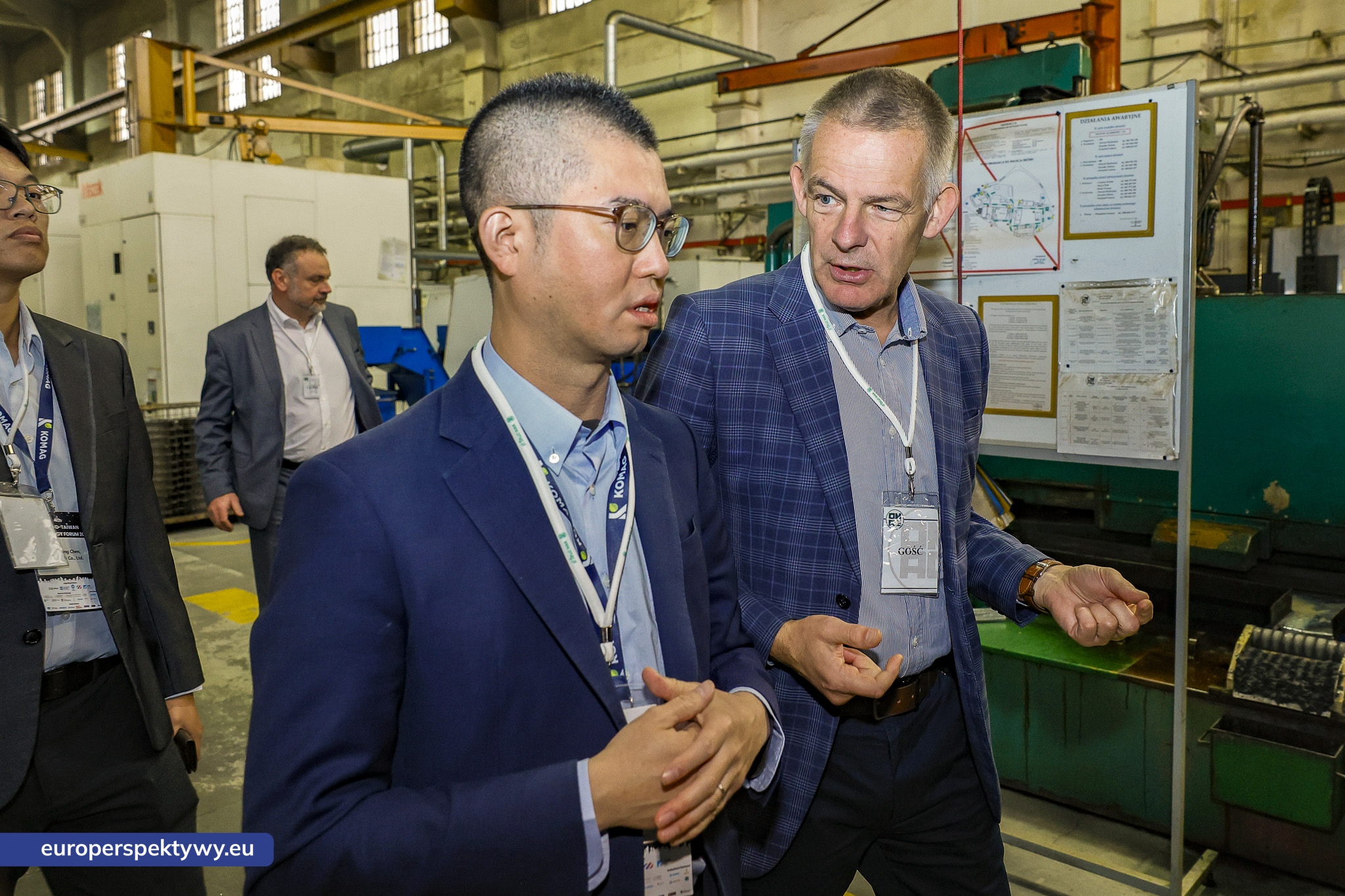 Europerspektywy Drugi dzień Polsko–Tajwańskiego Forum Biznesowego: wizyta studyjna w OMAG