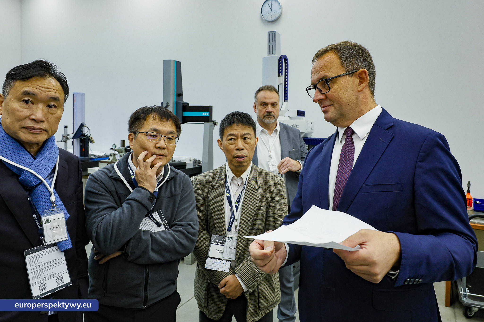 Europerspektywy Drugi dzień Polsko–Tajwańskiego Forum Biznesowego: wizyta studyjna w OMAG