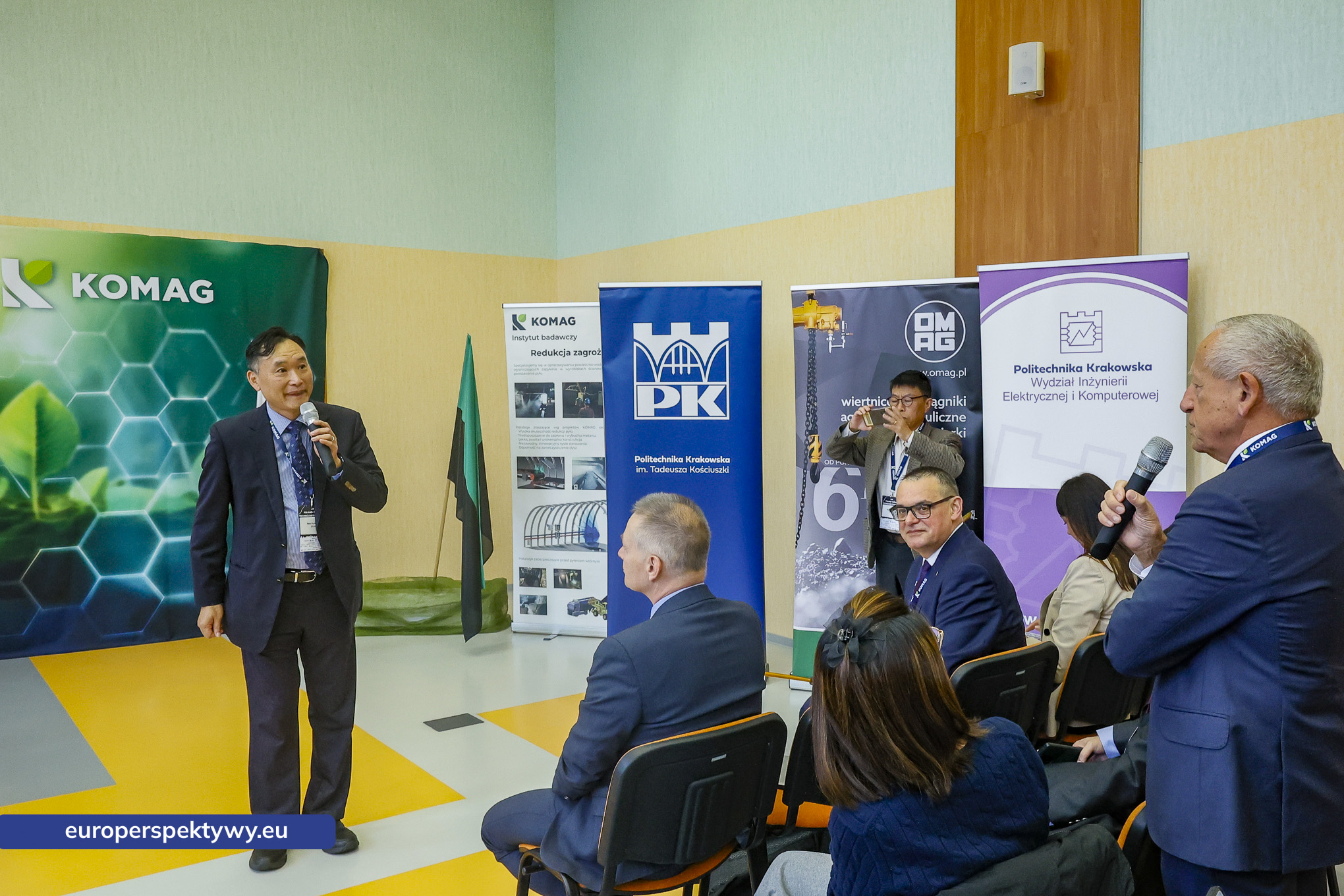 Komag Seminarium 2025 dzień 1 Polska-Tajwan-34 Europerspektywy Polsko-Tajwańskie Forum Technologiczne 2025 w KOMAG – innowacje, współpraca i cyfrowa przyszłość