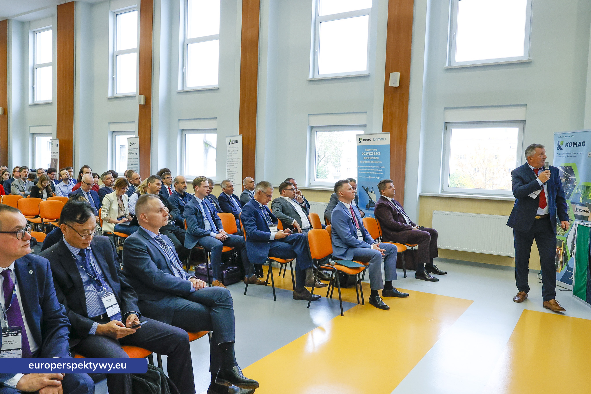 Komag Seminarium 2025 dzień 1 Polska-Tajwan-41 Europerspektywy Polsko-Tajwańskie Forum Technologiczne 2025 w KOMAG – innowacje, współpraca i cyfrowa przyszłość