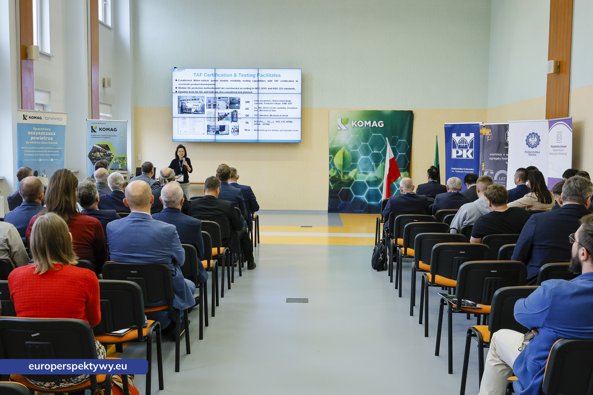 Komag Seminarium 2025 dzień 1 Polska-Tajwan-47 Europerspektywy Polsko-Tajwańskie Forum Technologiczne 2025 w KOMAG – innowacje, współpraca i cyfrowa przyszłość