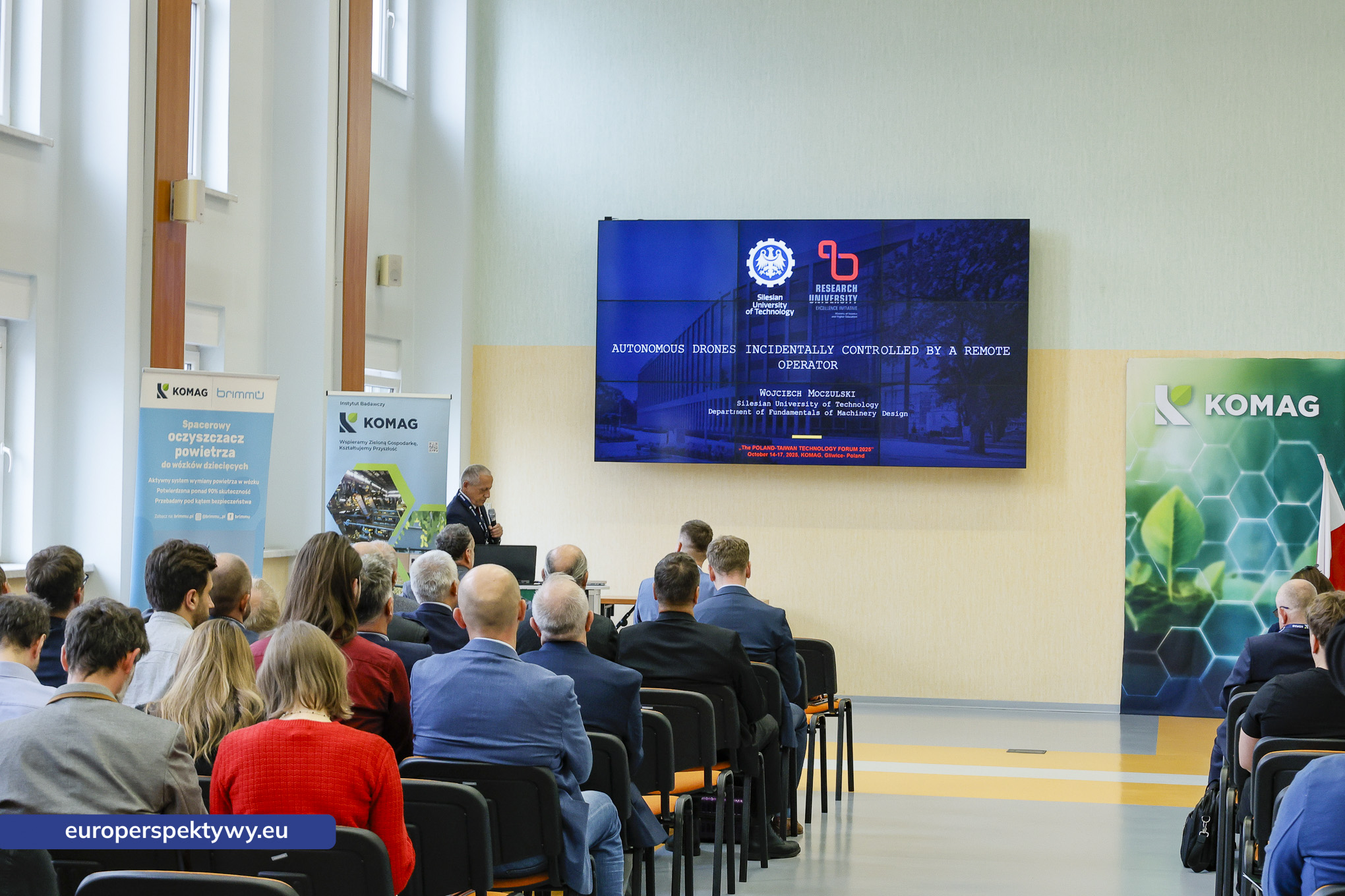 Komag Seminarium 2025 dzień 1 Polska-Tajwan-56 Europerspektywy Polsko-Tajwańskie Forum Technologiczne 2025 w KOMAG – innowacje, współpraca i cyfrowa przyszłość