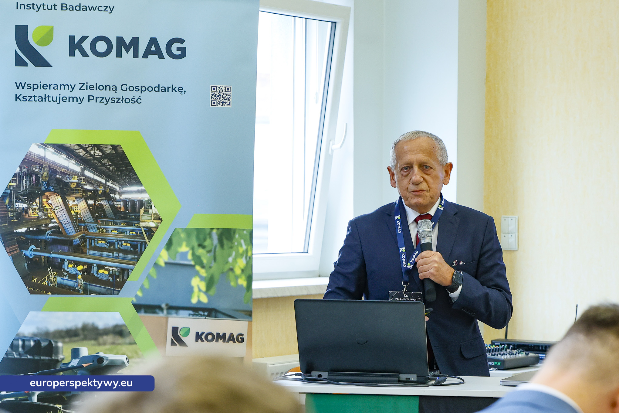 Komag Seminarium 2025 dzień 1 Polska-Tajwan-57 Europerspektywy Polsko-Tajwańskie Forum Technologiczne 2025 w KOMAG – innowacje, współpraca i cyfrowa przyszłość