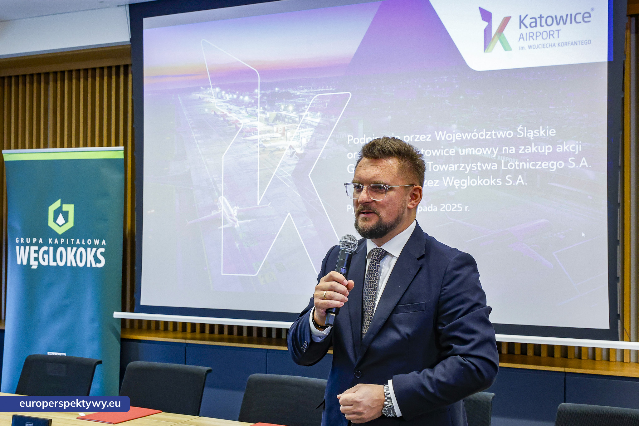 GTL - Węglokoks Miasto katowice Umowa Srzedaży udziałów-28 Europerspektywy Nowy etap rozwoju Katowice Airport – podpisanie historycznej umowy dotyczącej sprzedaży akcji lotniska