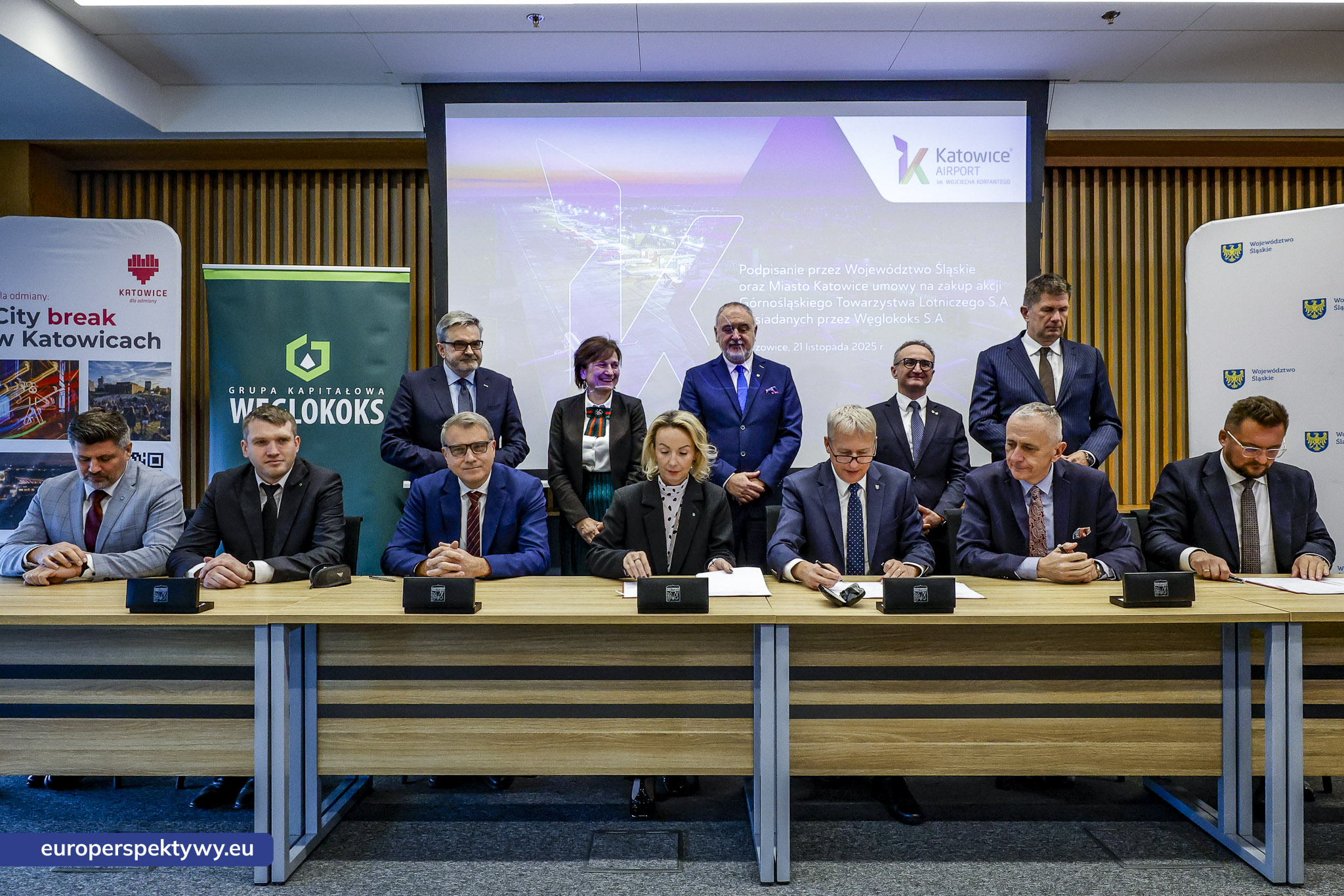 GTL - Węglokoks Miasto katowice Umowa Srzedaży udziałów-46 Europerspektywy Nowy etap rozwoju Katowice Airport – podpisanie historycznej umowy dotyczącej sprzedaży akcji lotniska