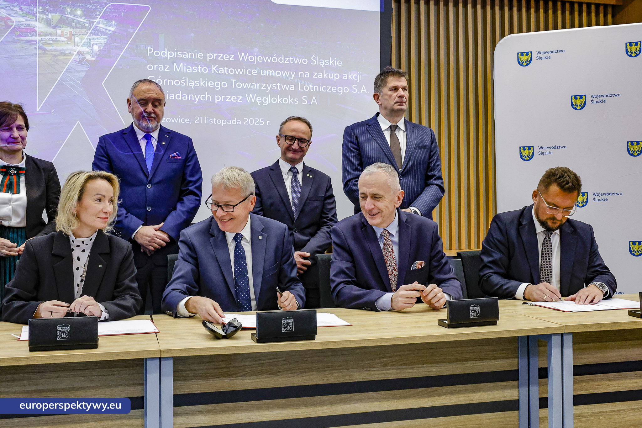 GTL - Węglokoks Miasto katowice Umowa Srzedaży udziałów-48 Europerspektywy Nowy etap rozwoju Katowice Airport – podpisanie historycznej umowy dotyczącej sprzedaży akcji lotniska