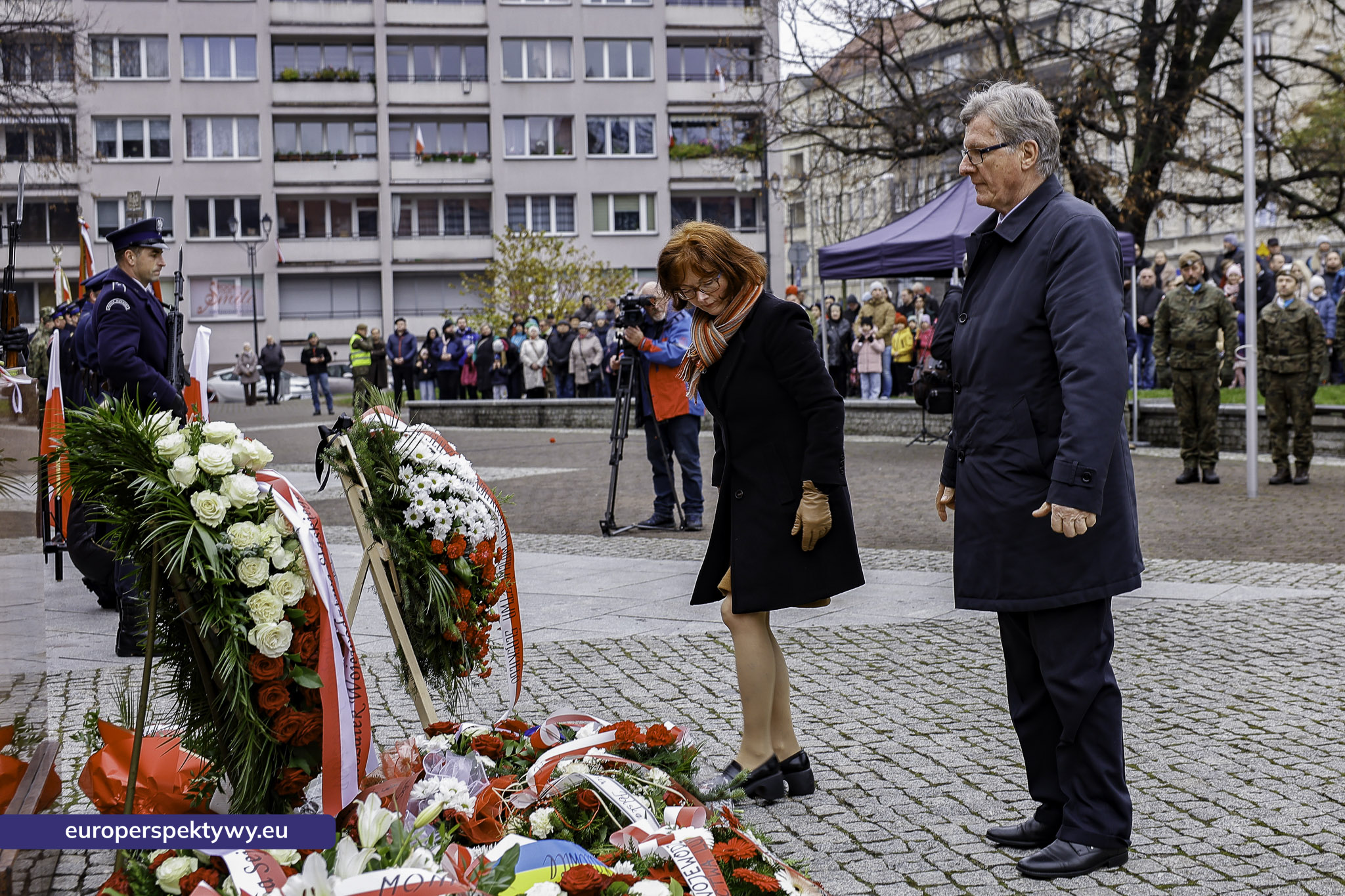 Narodowe Święto Niepodległości w Katowicach przed pomnikiem Józefa Piłsudskiego-114 Europerspektywy Święto Niepodległości: wojewódzkie obchody w Katowicach