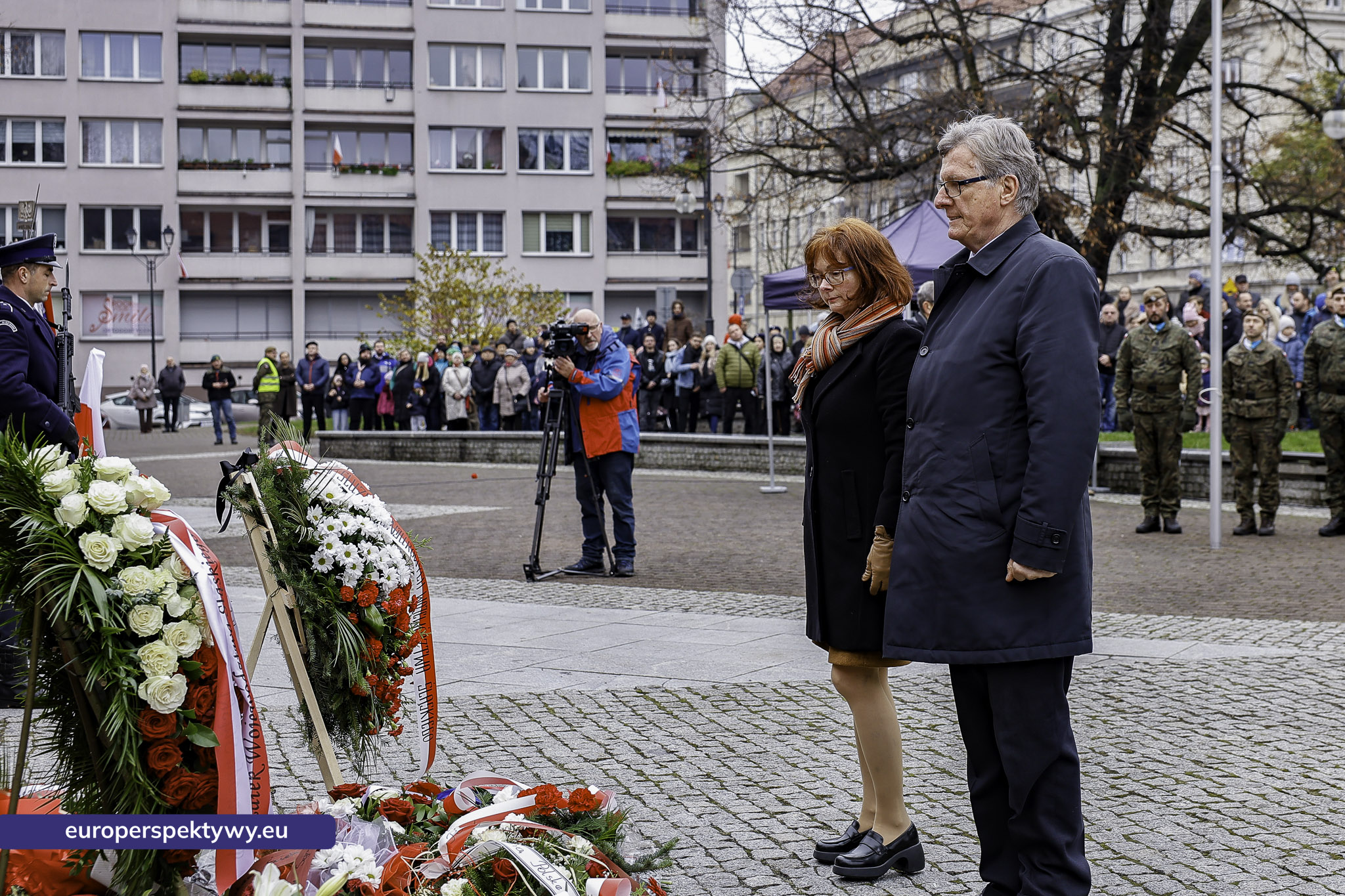 Narodowe Święto Niepodległości w Katowicach przed pomnikiem Józefa Piłsudskiego-115 Europerspektywy Święto Niepodległości: wojewódzkie obchody w Katowicach